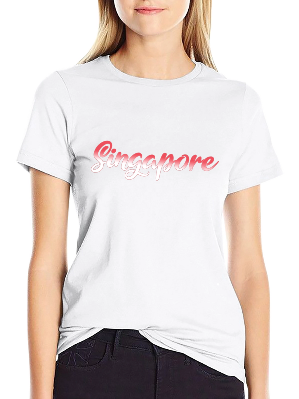 Singapore Graphic Tee - Stylish Black T-Shirt