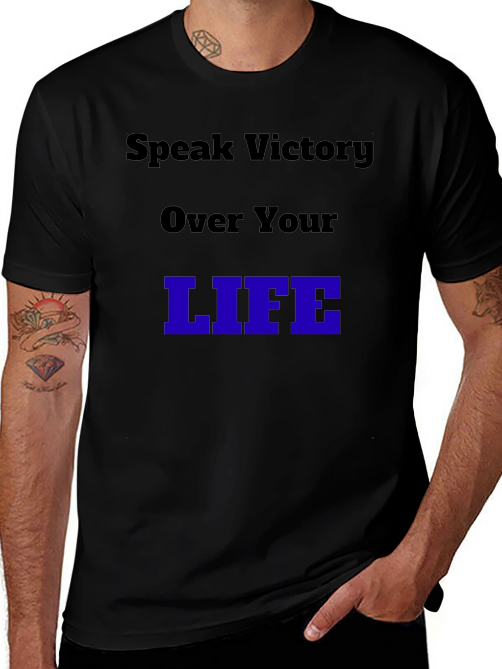 Speak Victory T-Shirt - Black