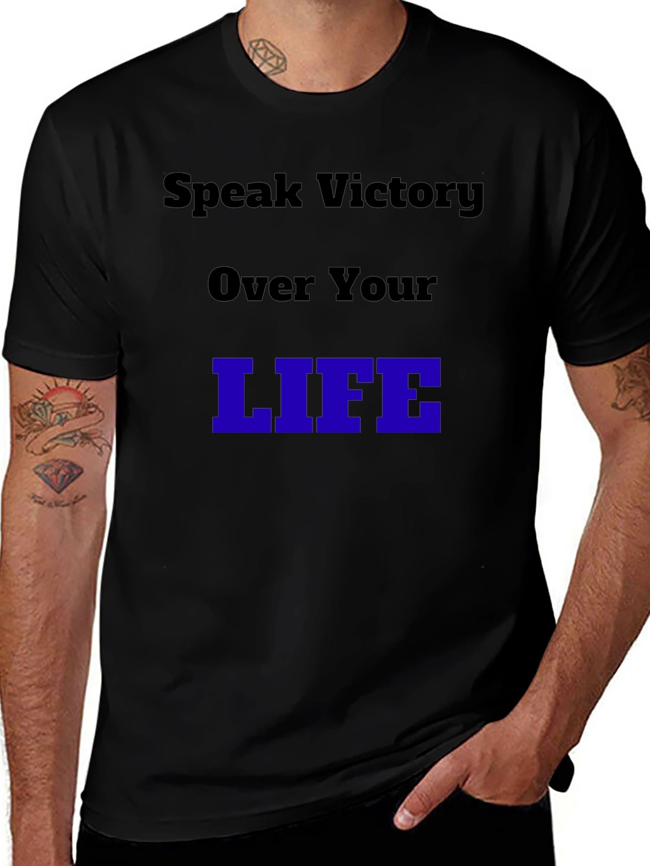 Speak Victory T-Shirt - Black