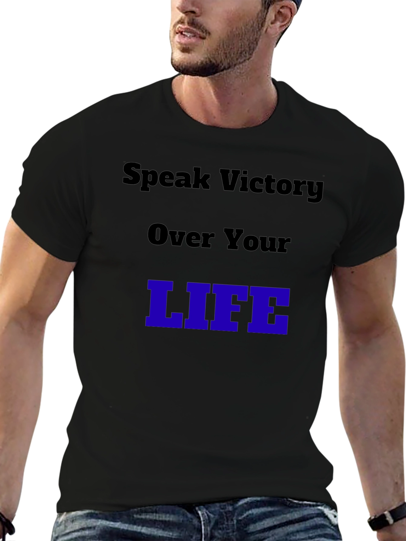 Speak Victory T-Shirt - Black