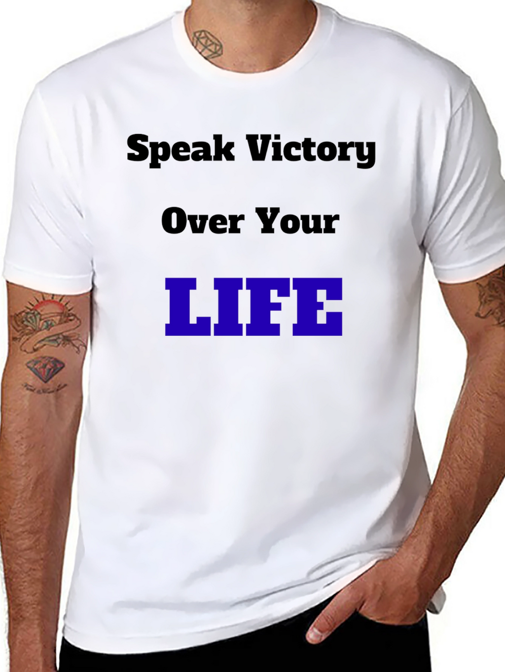 Speak Victory T-Shirt - Black