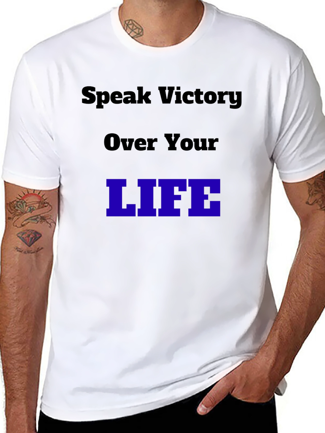 Speak Victory T-Shirt - Black