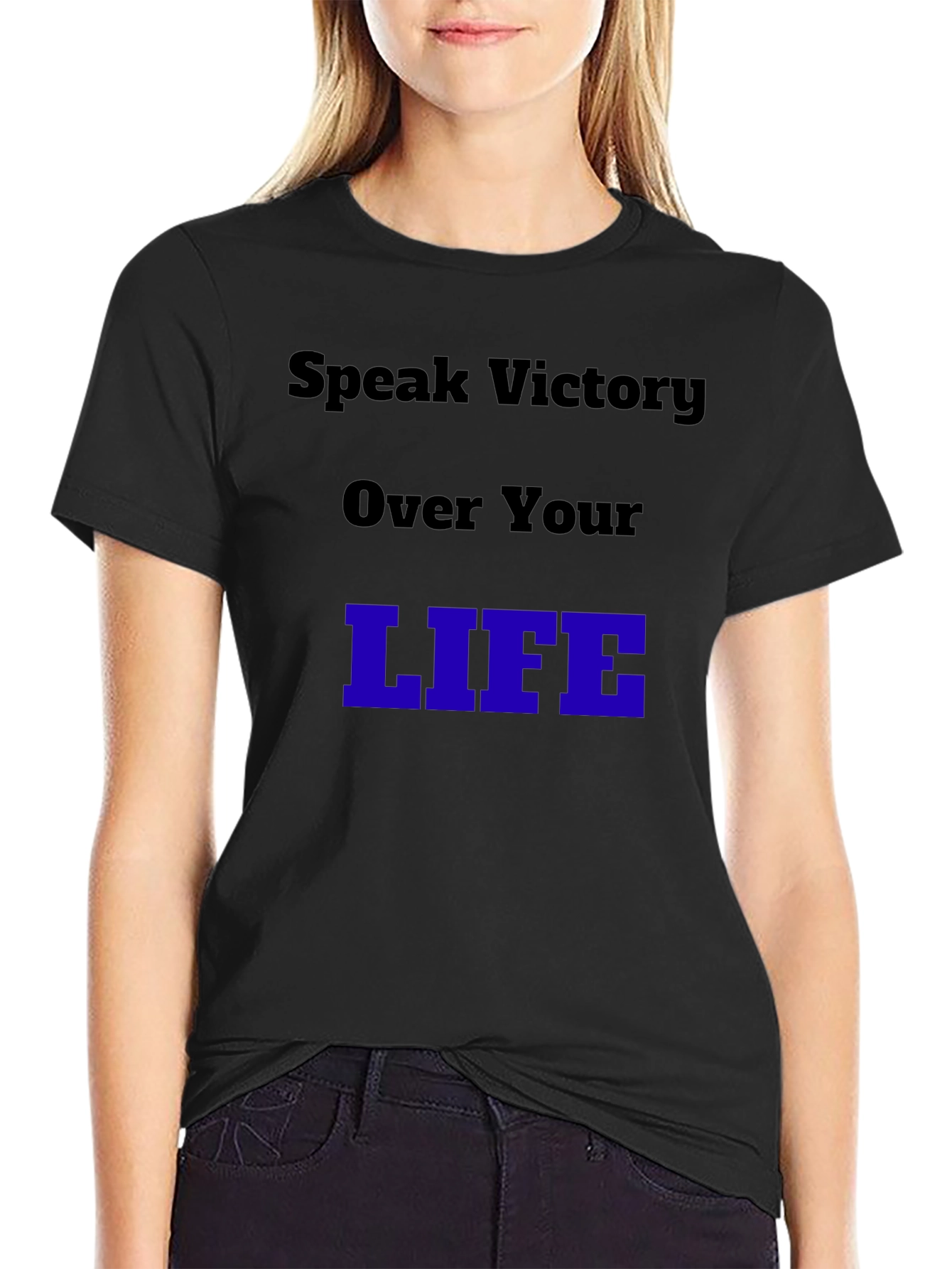 Speak Victory T-Shirt - Black