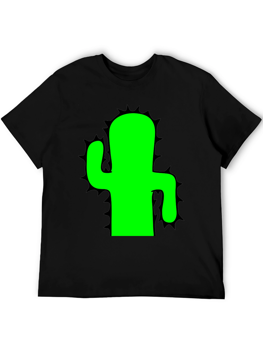 Cactus Graphic T-Shirt - Mens Black Tee