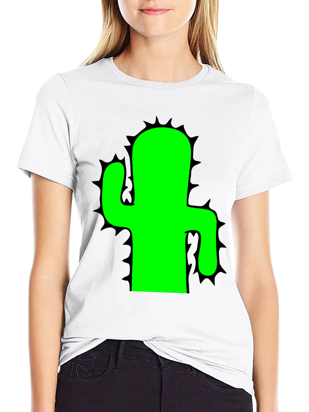 Cactus Graphic T-Shirt - Mens Black Tee