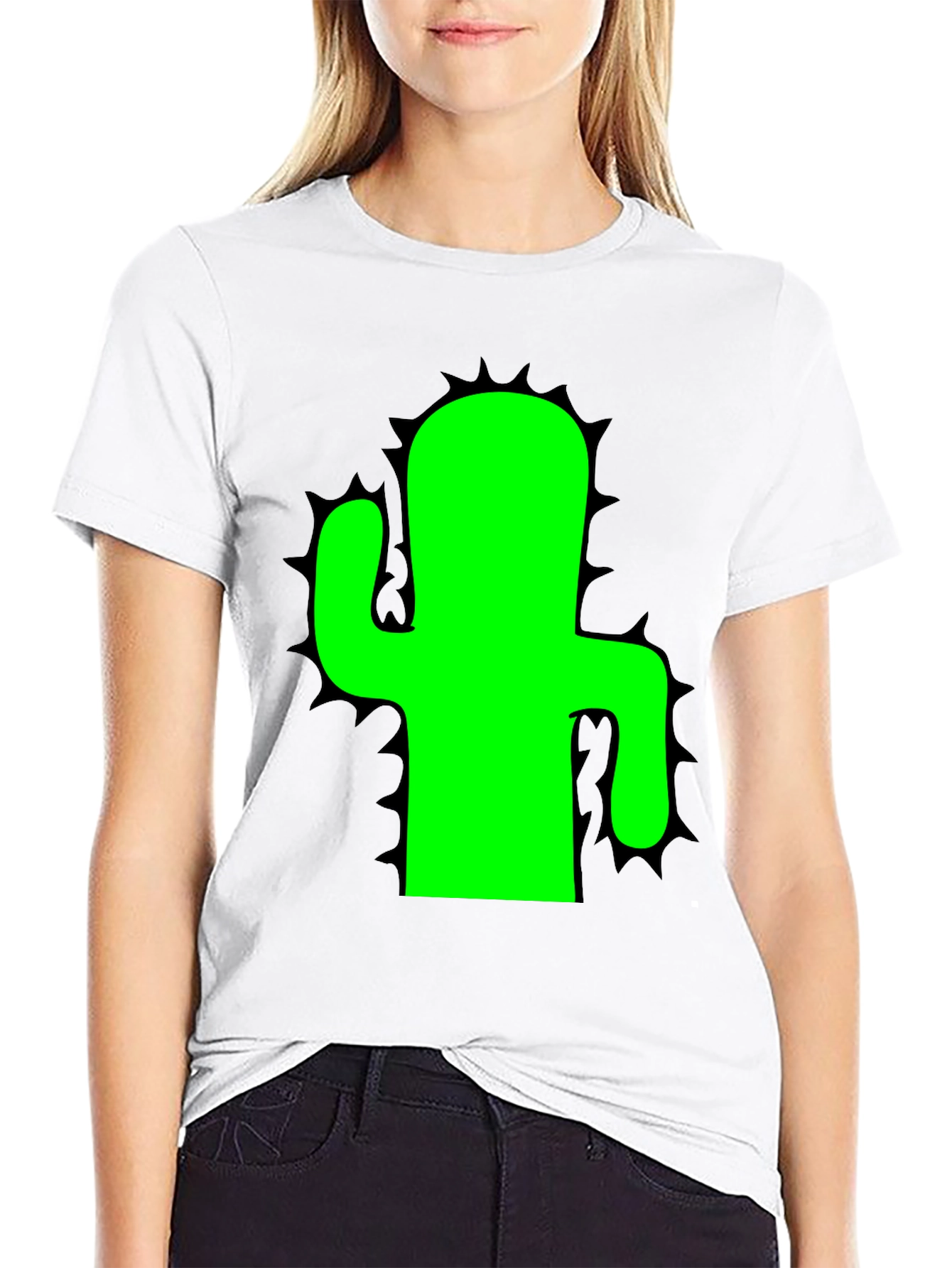 Cactus Graphic T-Shirt - Mens Black Tee