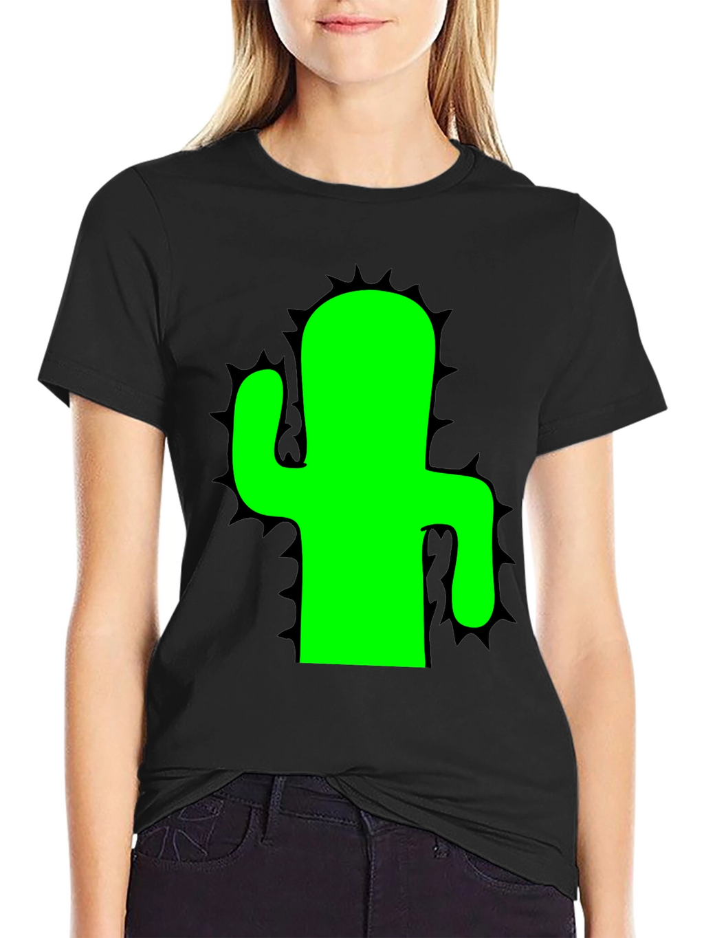 Cactus Graphic T-Shirt - Mens Black Tee