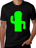 Cactus Graphic T-Shirt - Mens Black Tee