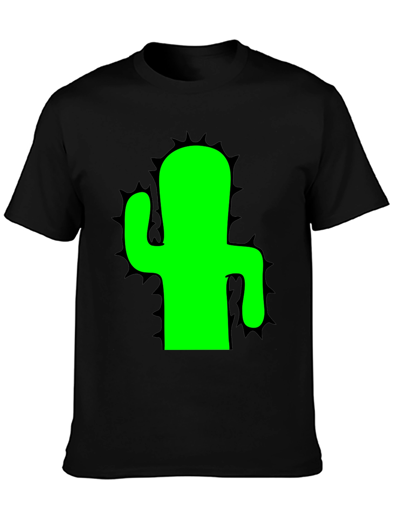 Cactus Graphic T-Shirt - Mens Black Tee