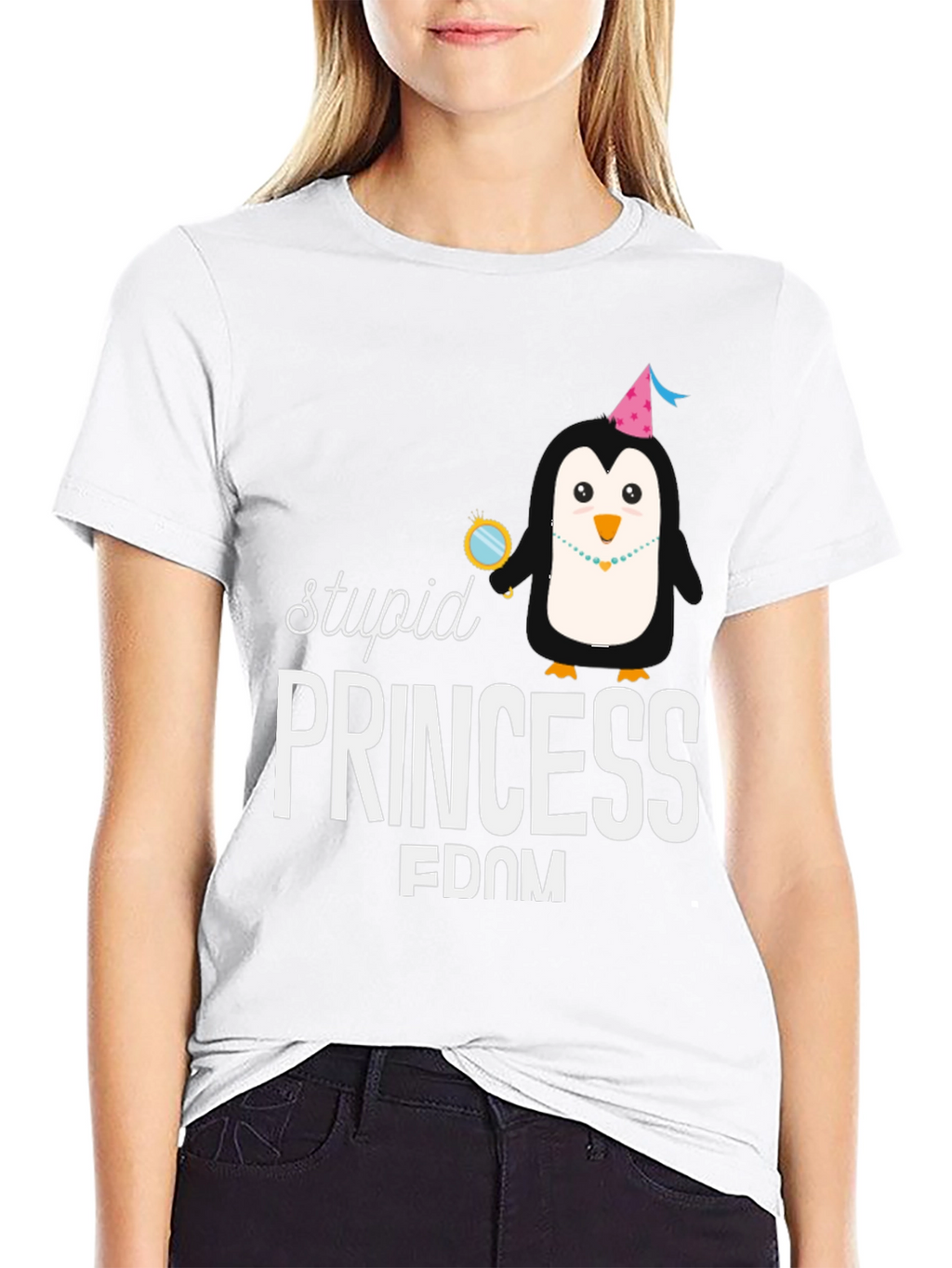Stupid Princess Fdom Graphic T-Shirt