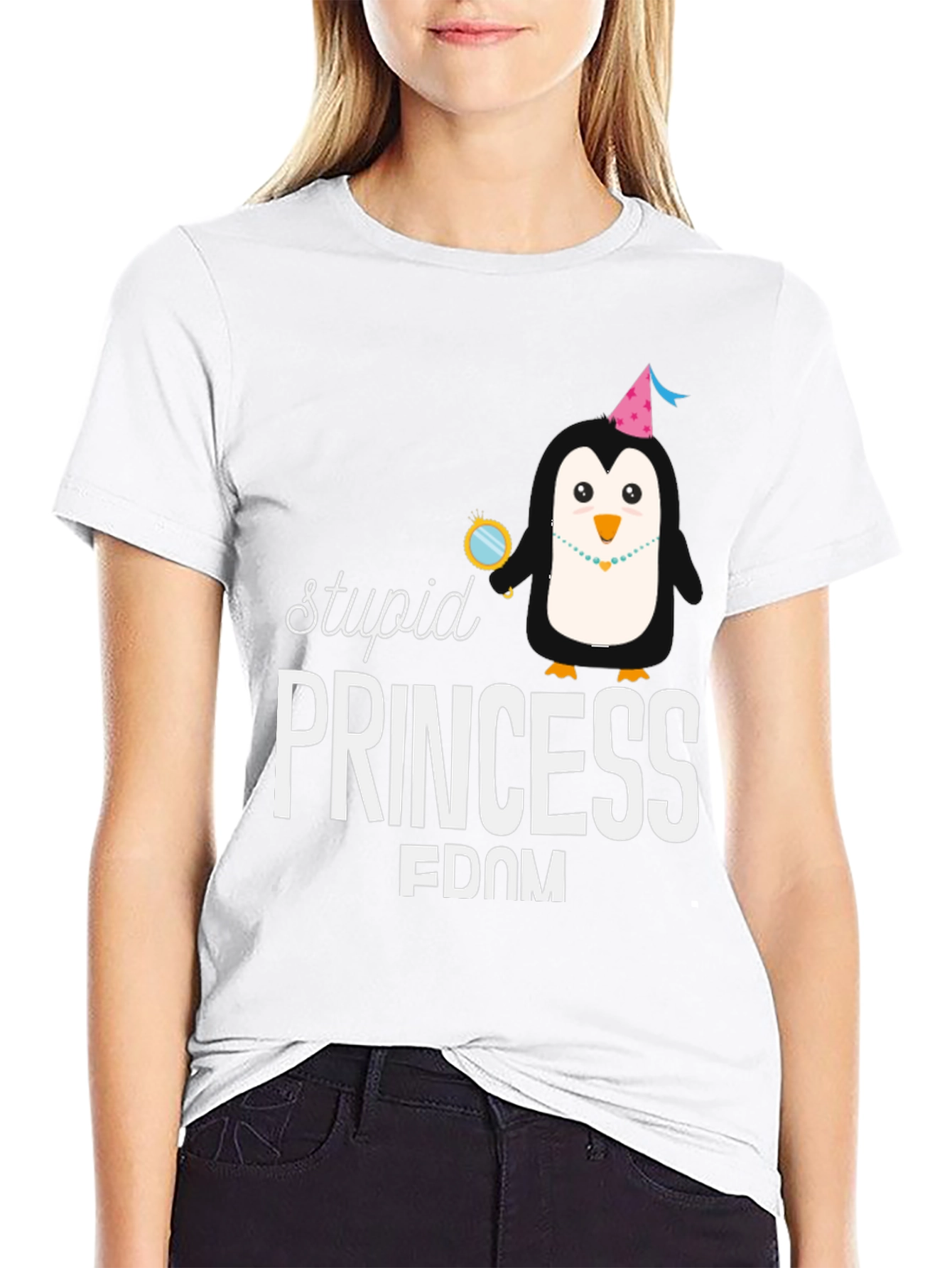 Stupid Princess Fdom Graphic T-Shirt