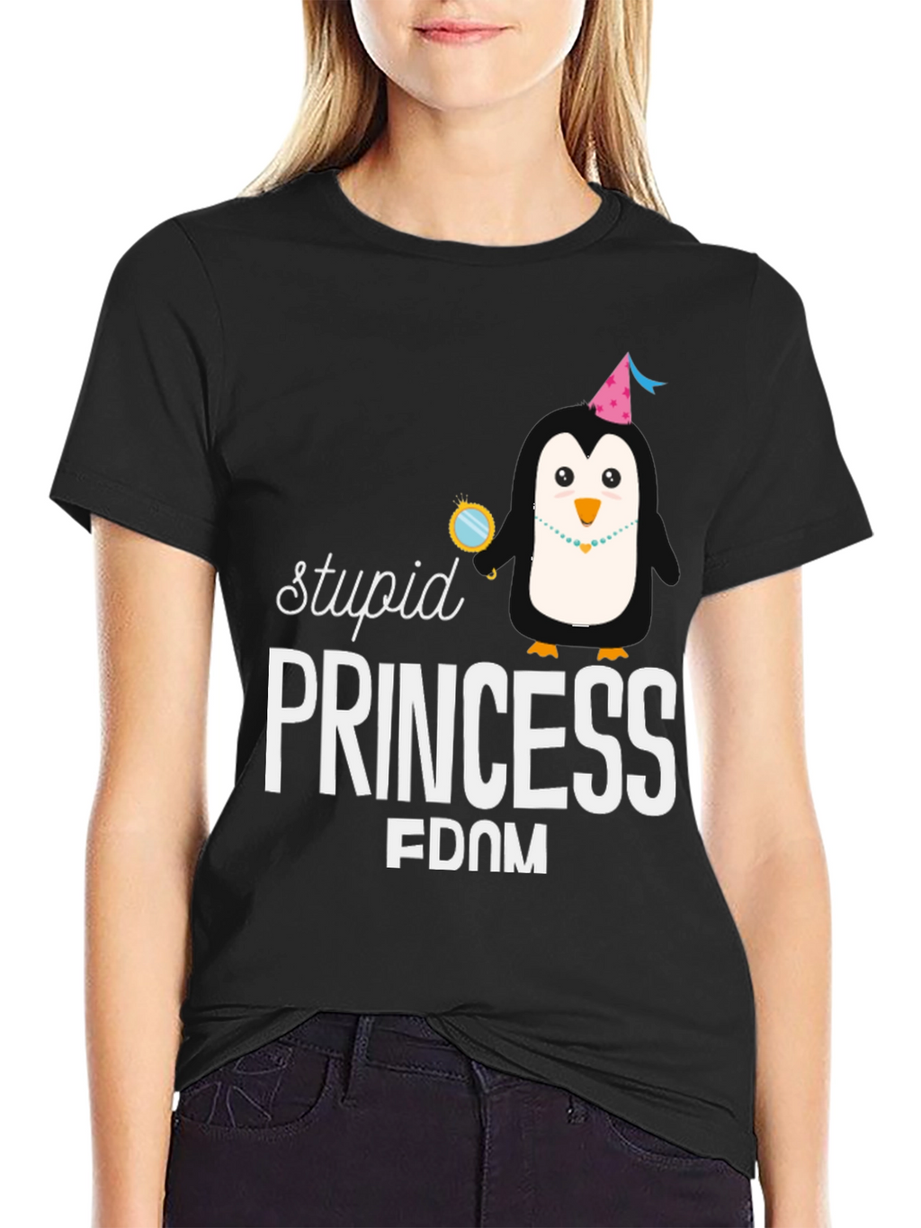 Stupid Princess Fdom Graphic T-Shirt
