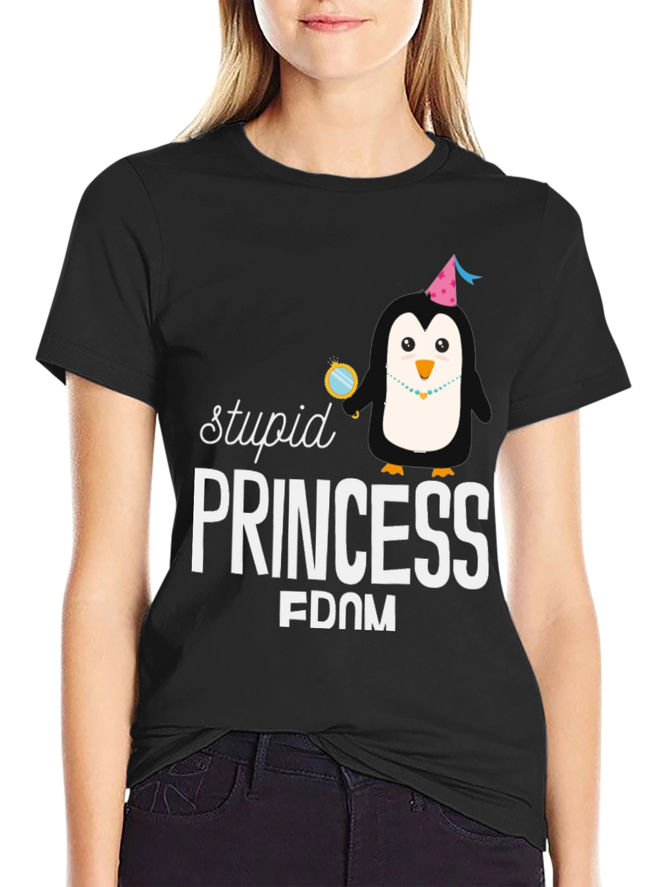 Stupid Princess Fdom Graphic T-Shirt