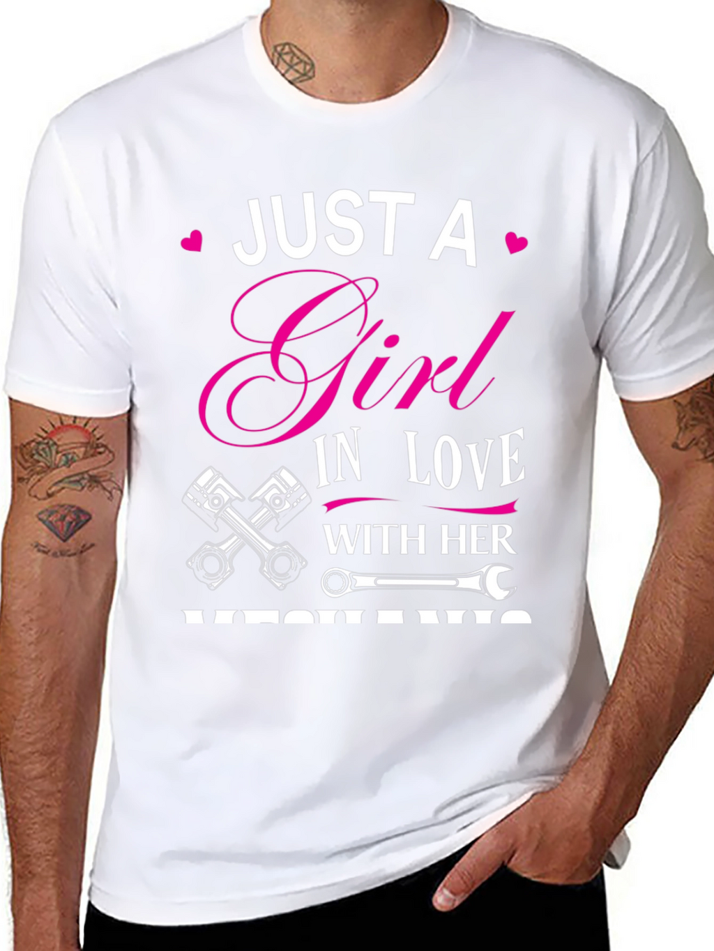 Just A Girl In Love With Her Mechanic T-Shirt