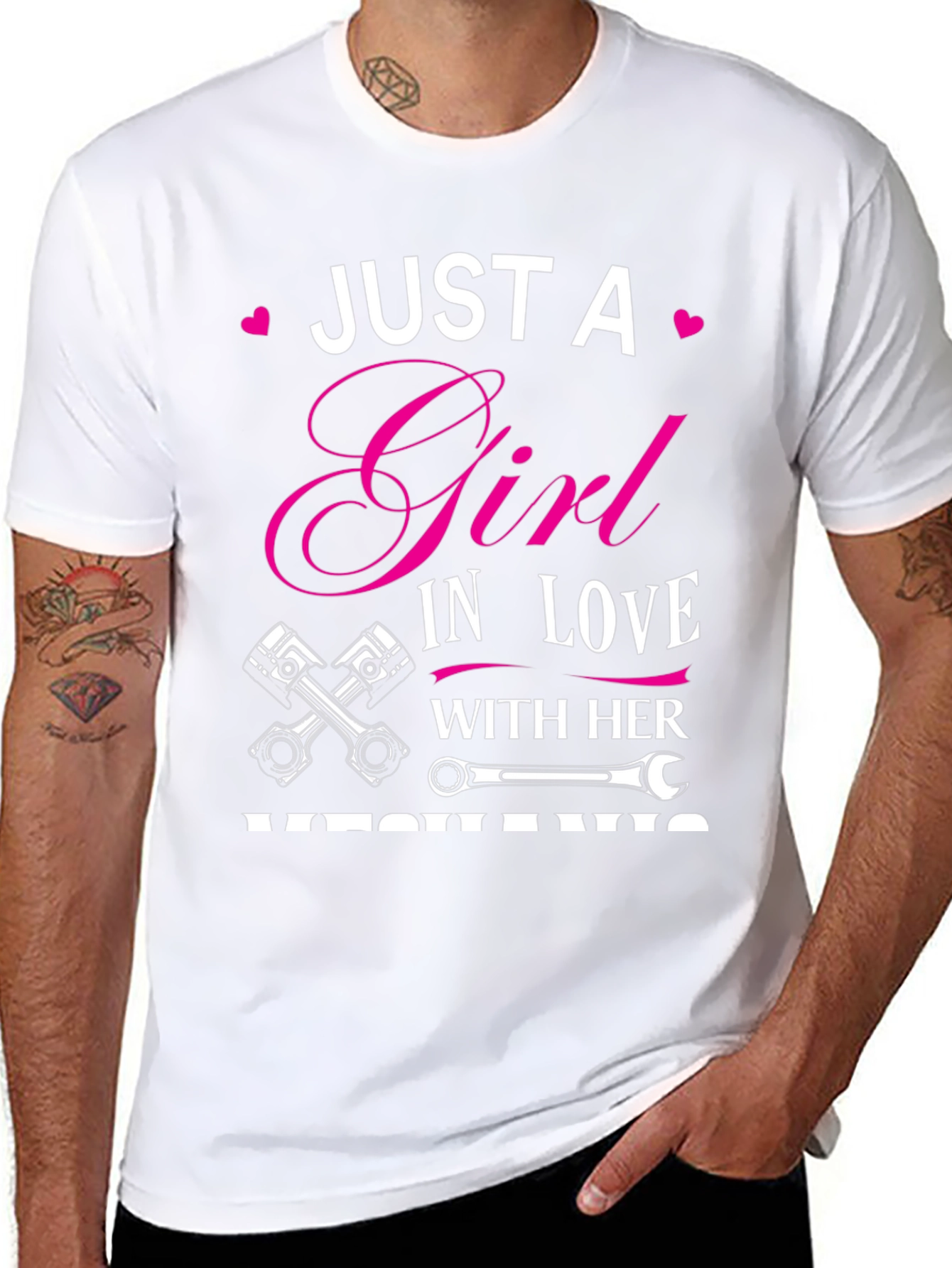 Just A Girl In Love With Her Mechanic T-Shirt