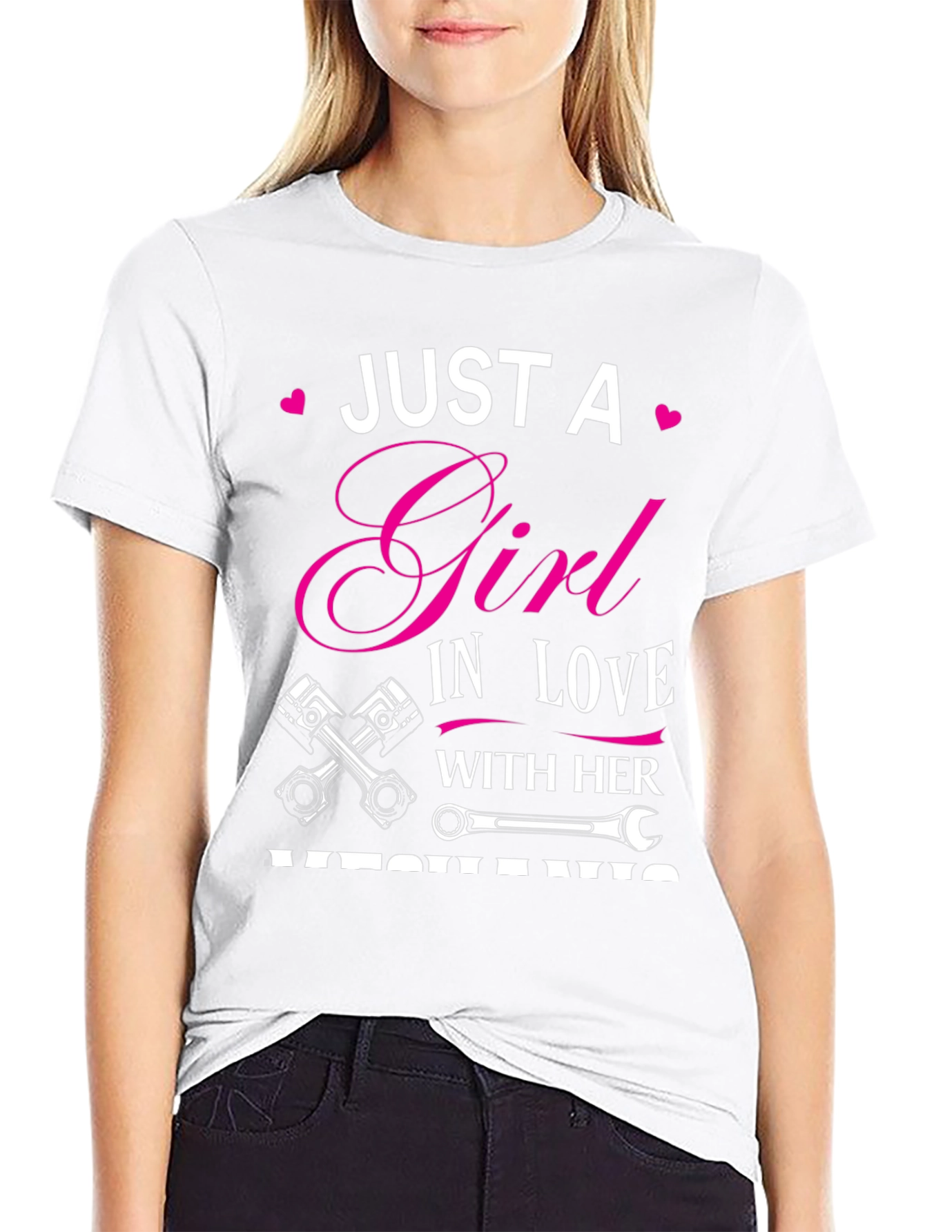 Just A Girl In Love With Her Mechanic T-Shirt