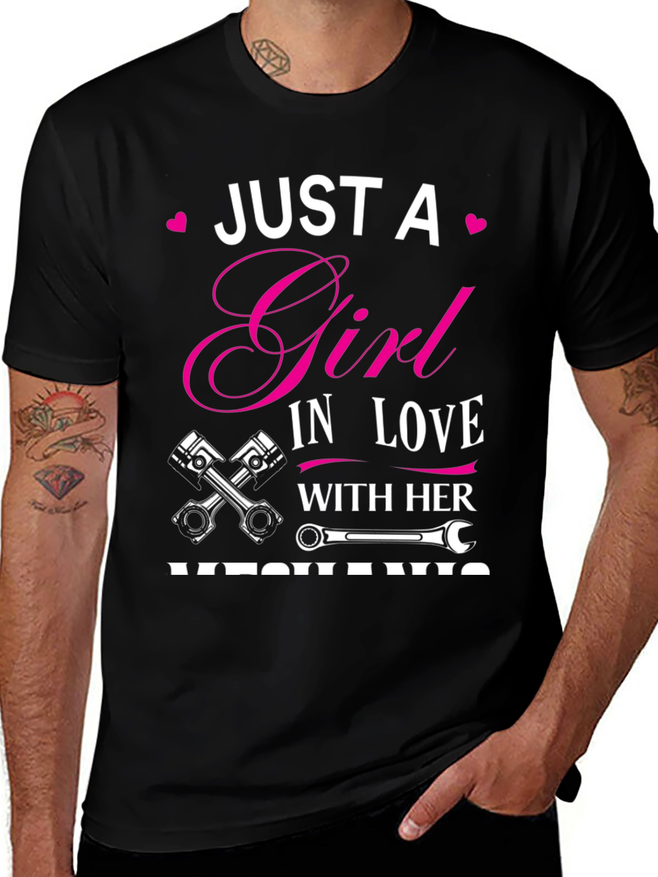 Just A Girl In Love With Her Mechanic T-Shirt