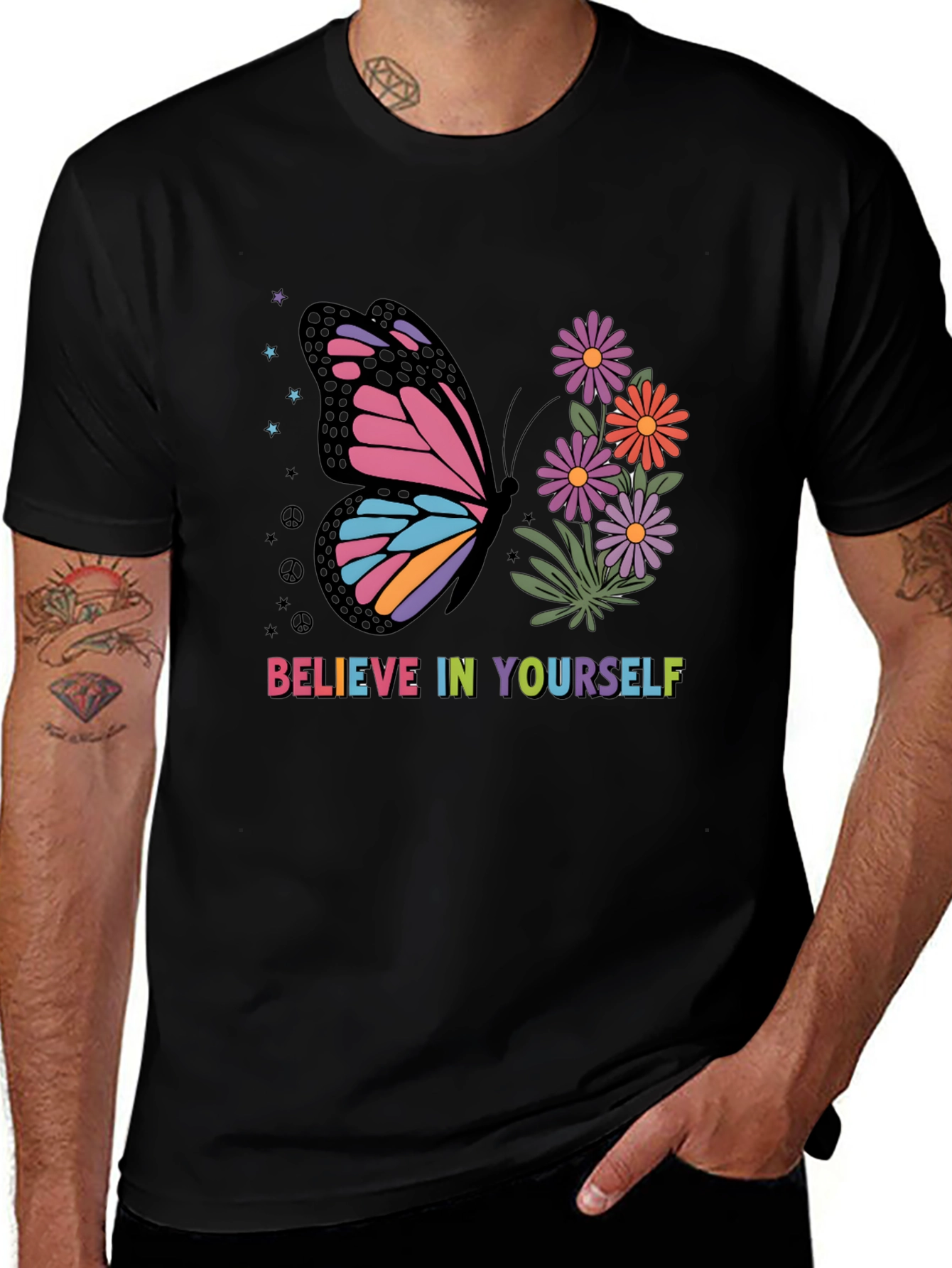 Butterfly Believe in Yourself Graphic Tee