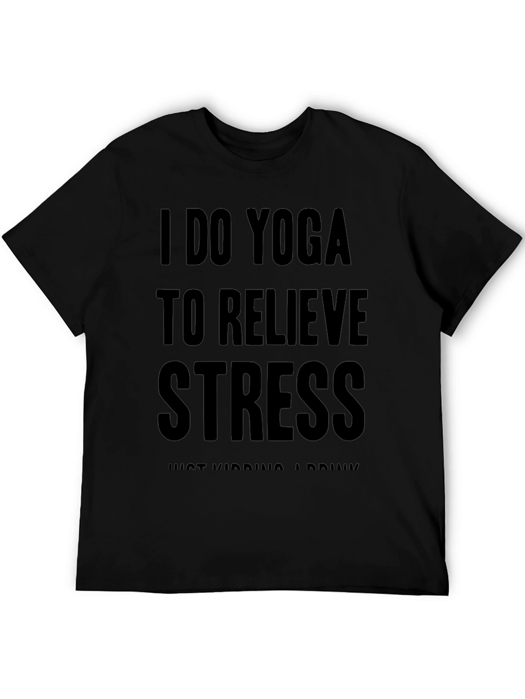 Yoga and Drinks Funny T-Shirt