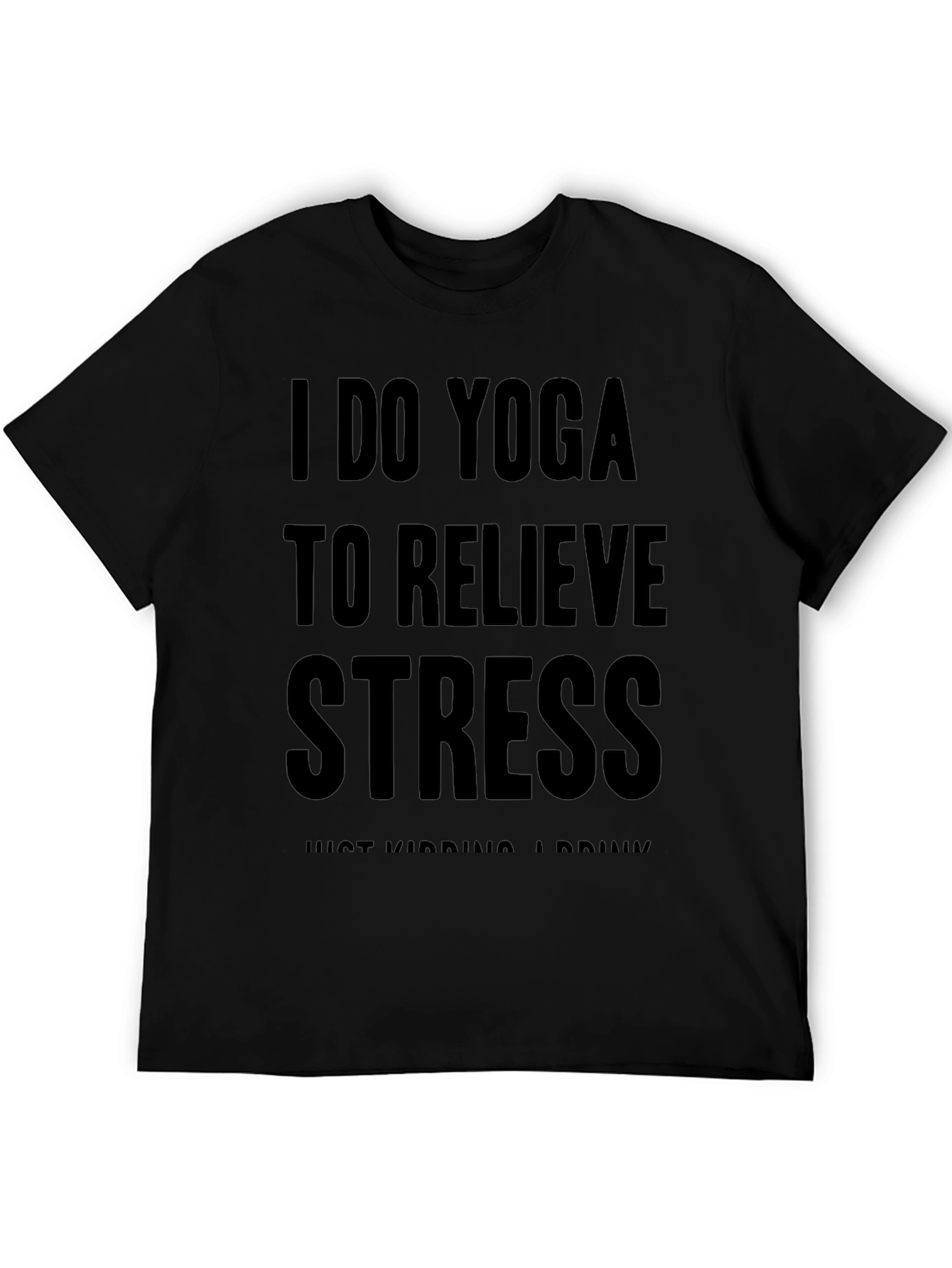 Yoga and Drinks Funny T-Shirt