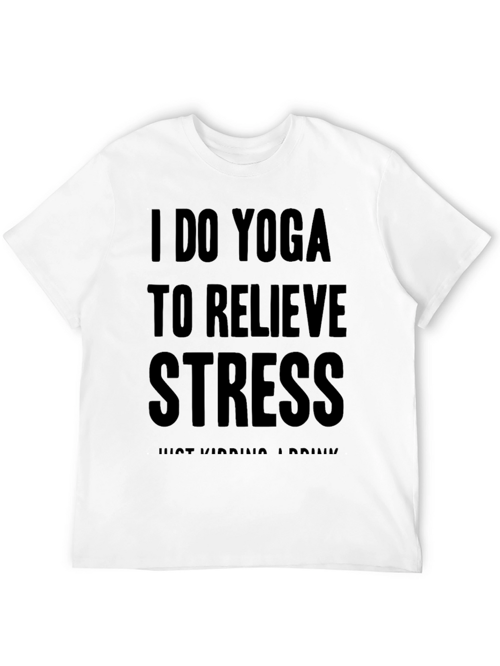 Yoga and Drinks Funny T-Shirt