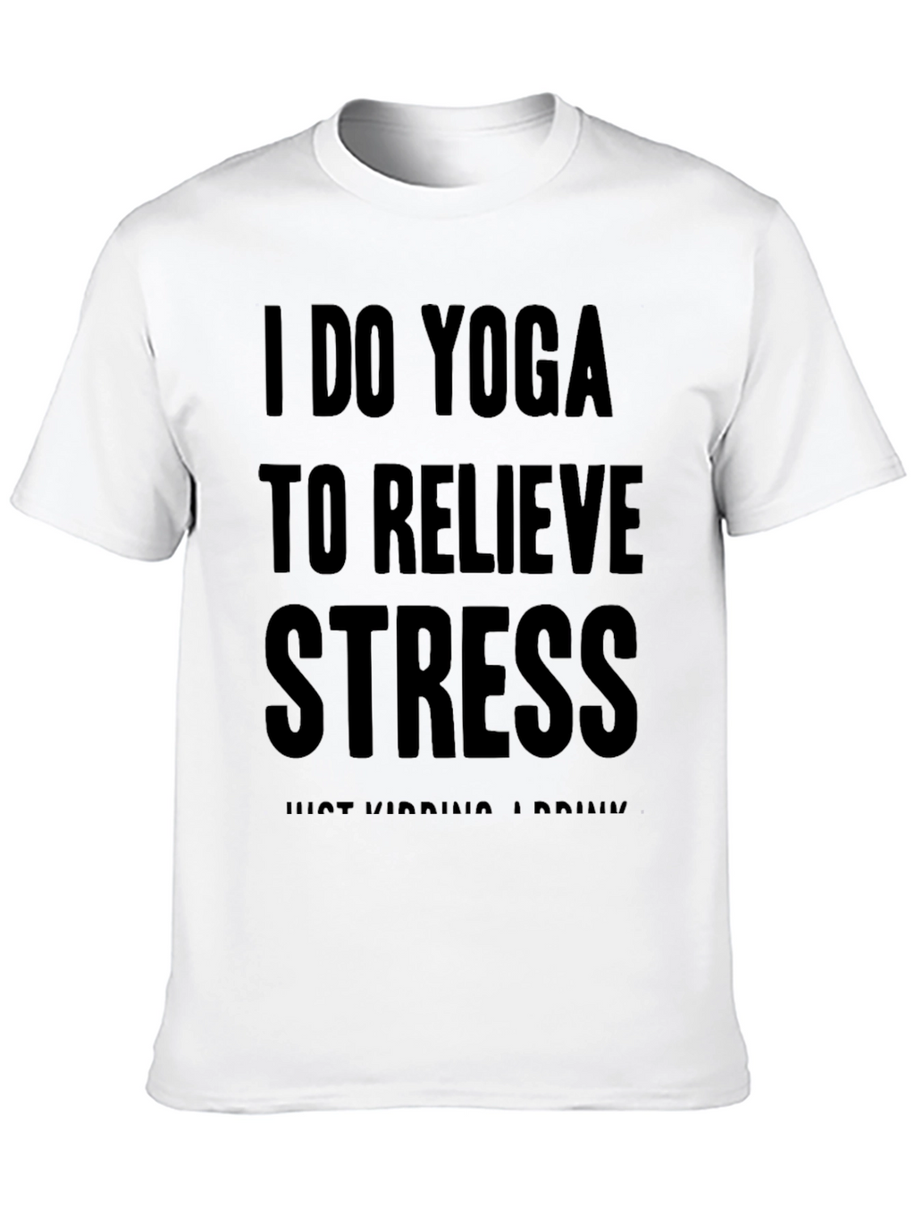 Yoga and Drinks Funny T-Shirt