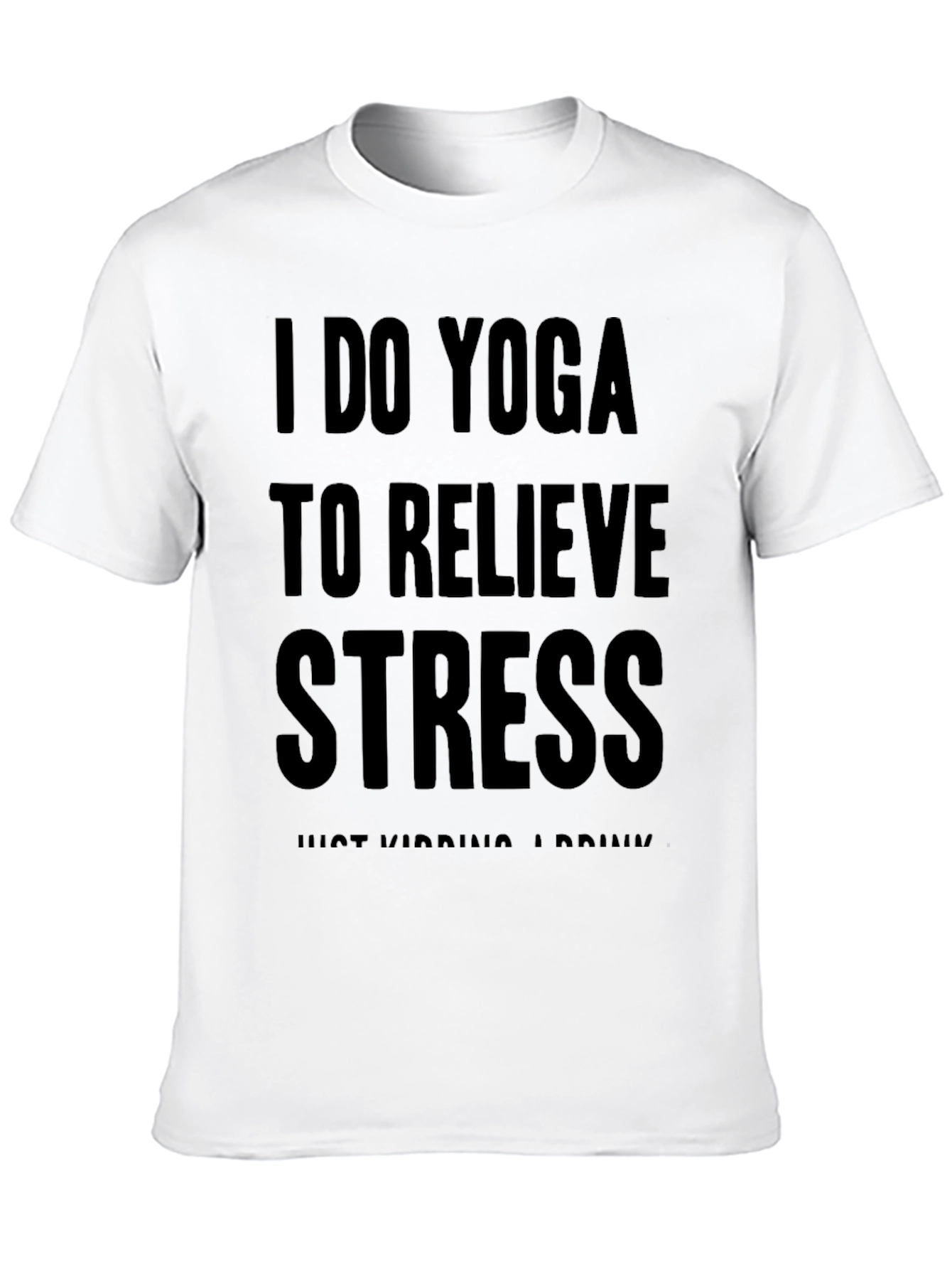 Yoga and Drinks Funny T-Shirt