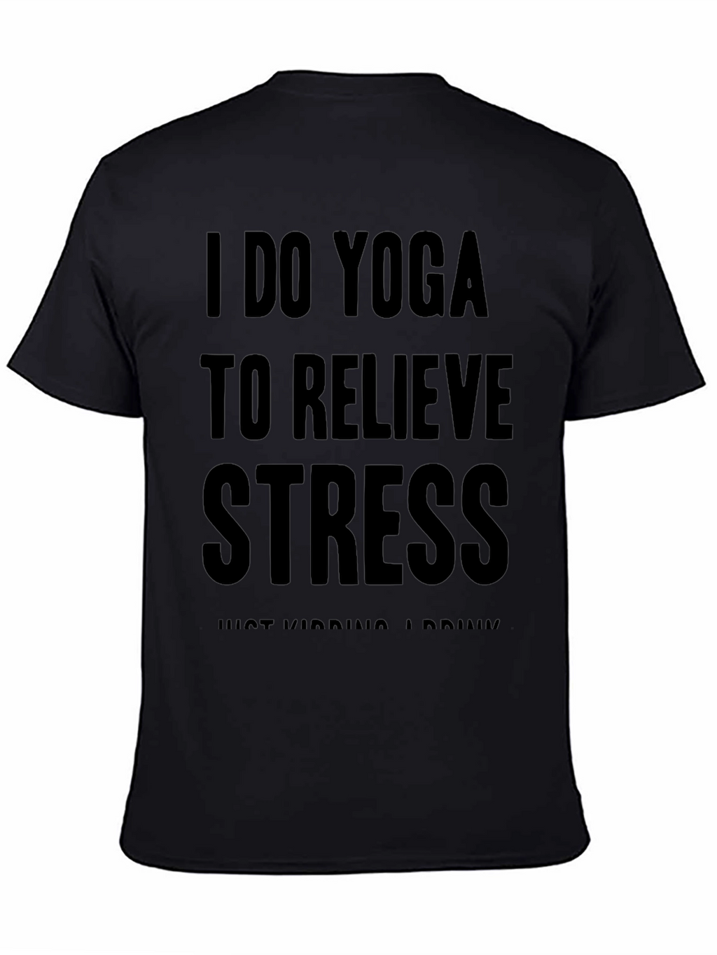 Yoga and Drinks Funny T-Shirt