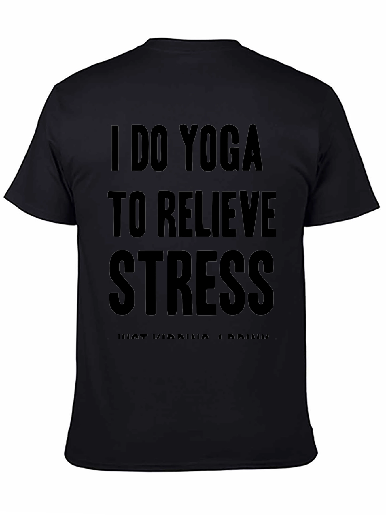 Yoga and Drinks Funny T-Shirt