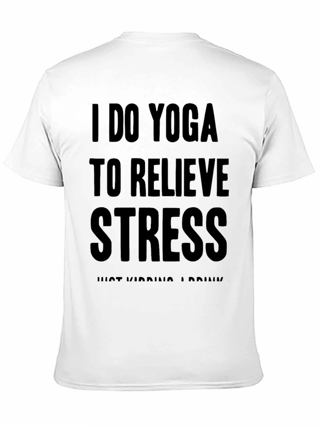 Yoga and Drinks Funny T-Shirt
