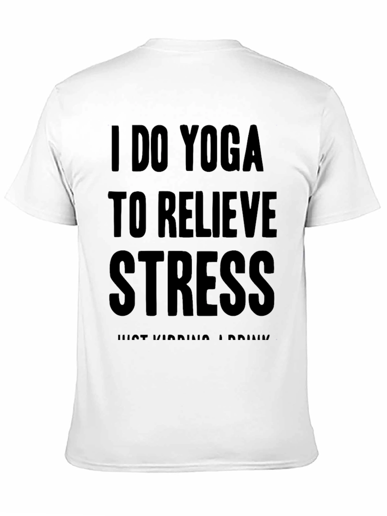 Yoga and Drinks Funny T-Shirt