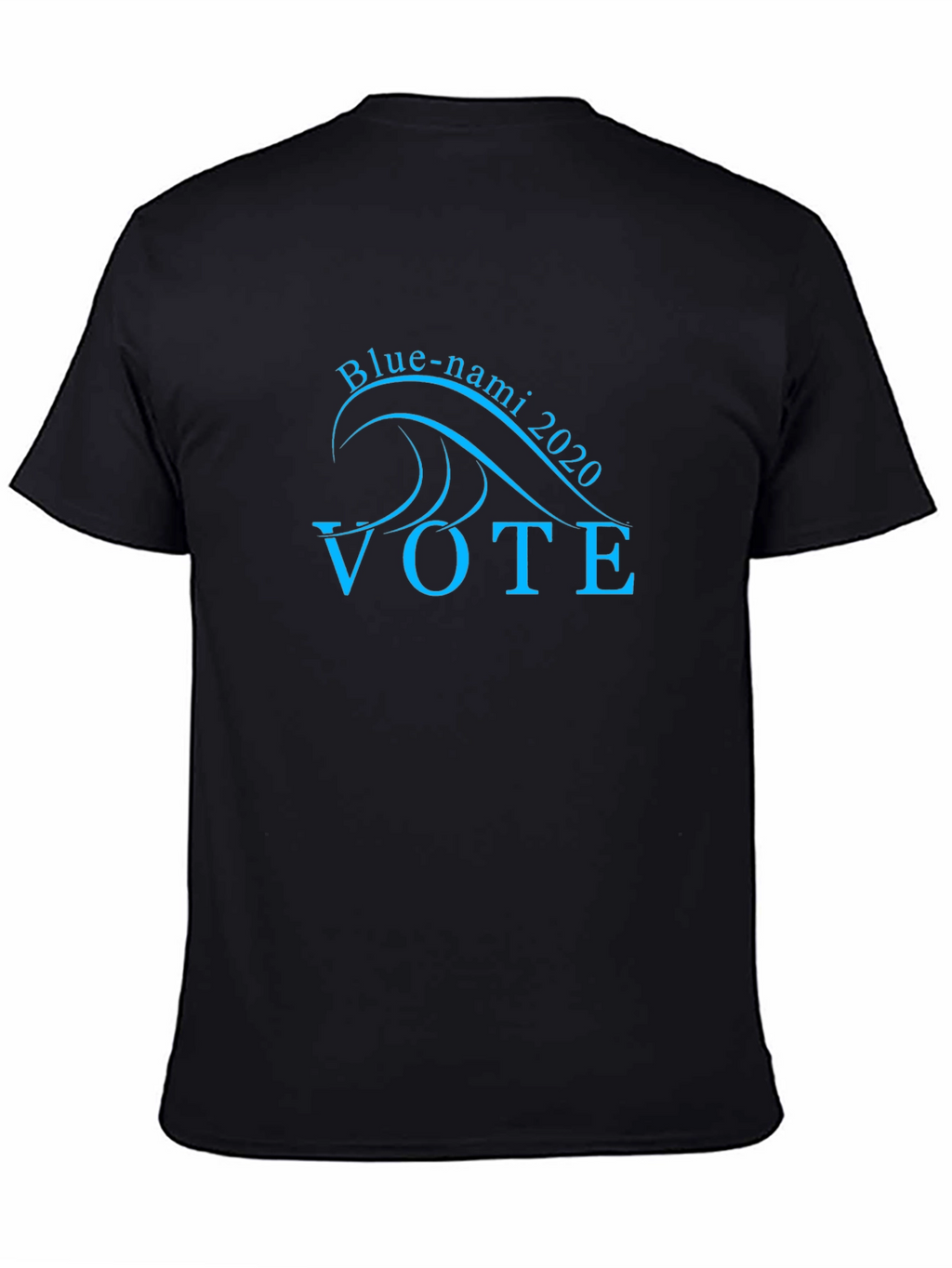 Blue-nami Vote 2020 Black T-Shirt
