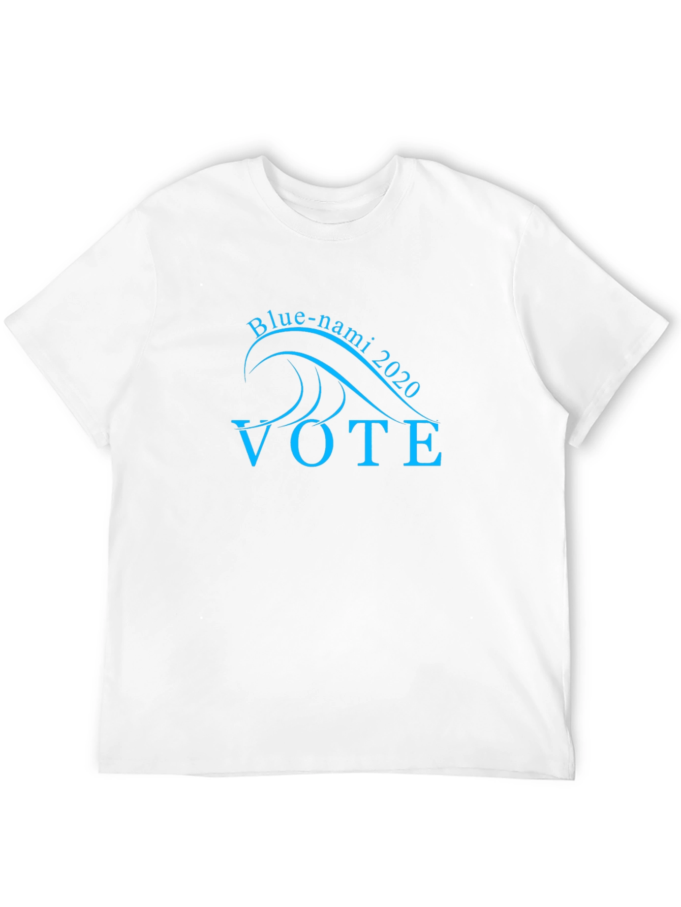 Blue-nami Vote 2020 Black T-Shirt