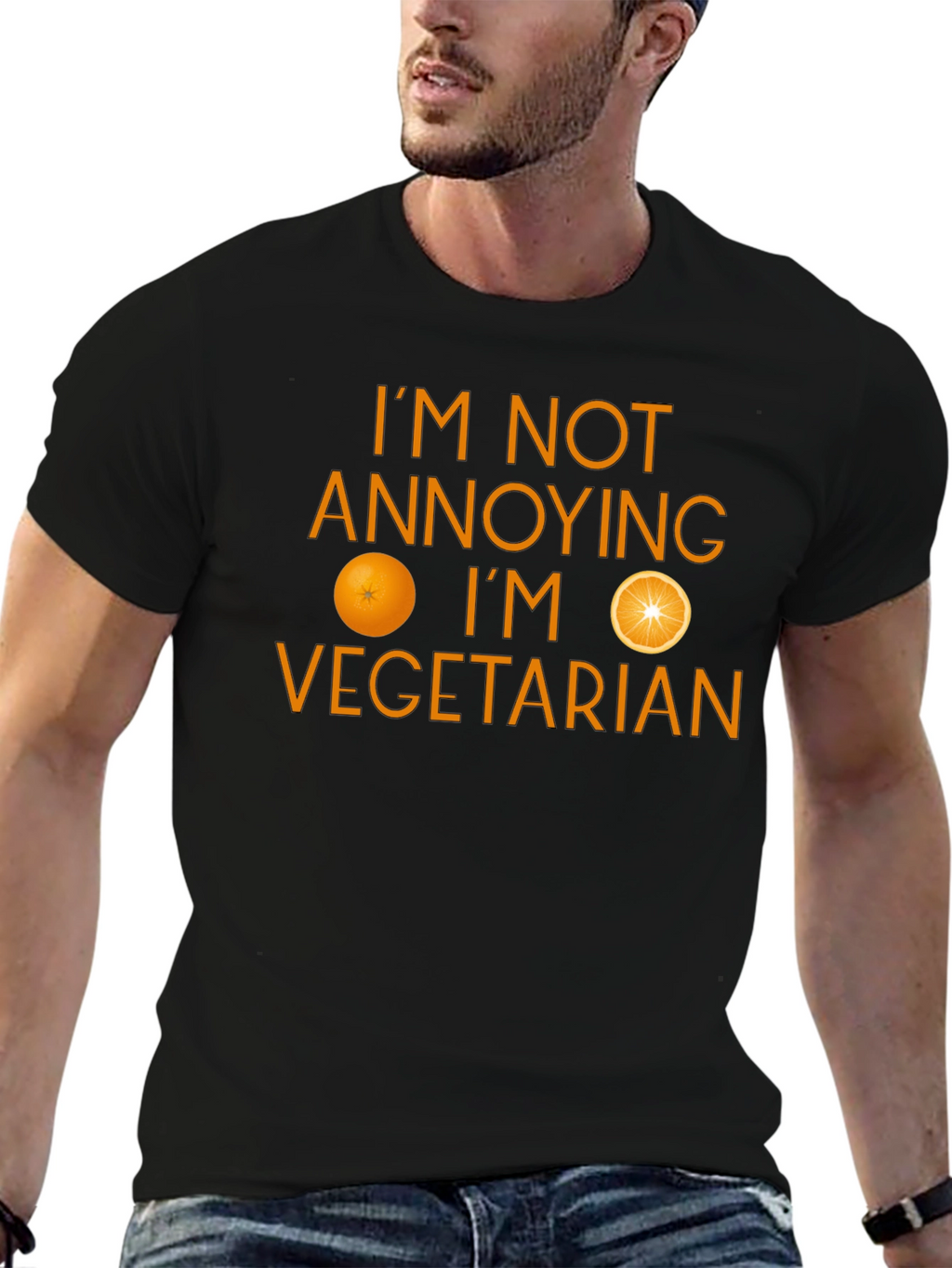 Funny Vegetarian T-Shirt - Im Not Annoying