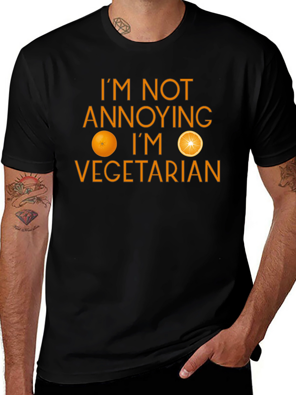 Funny Vegetarian T-Shirt - Im Not Annoying