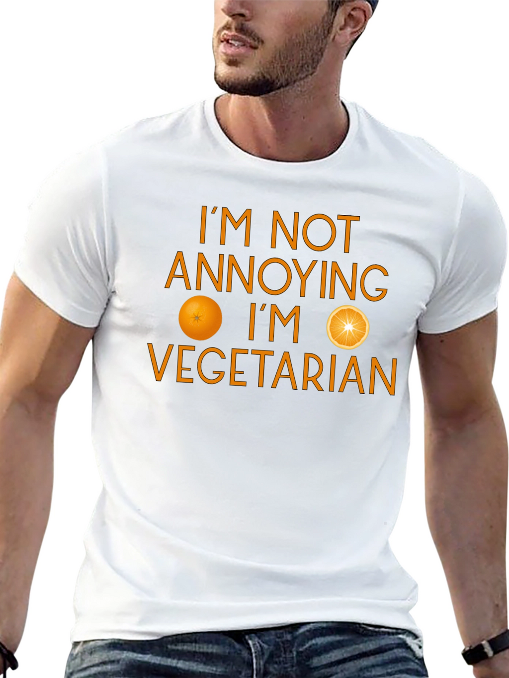 Funny Vegetarian T-Shirt - Im Not Annoying