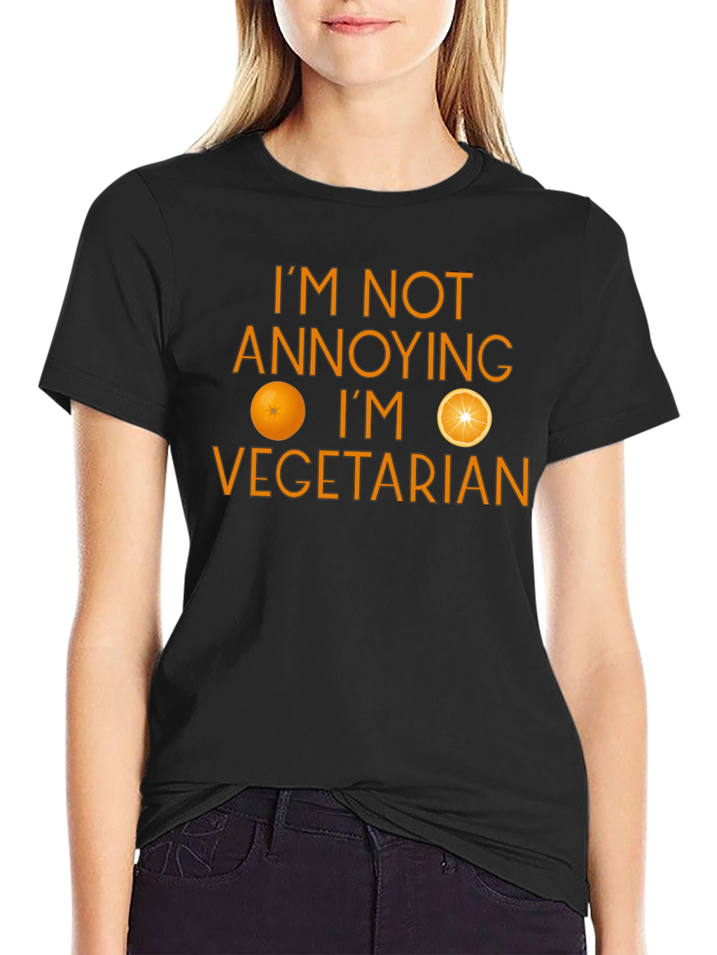 Funny Vegetarian T-Shirt - Im Not Annoying