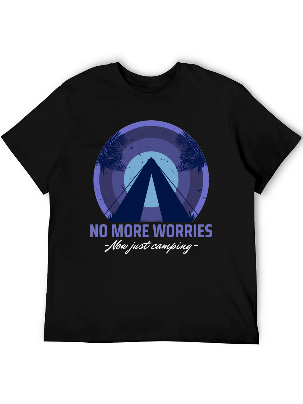 No More Worries Camping Graphic Tee