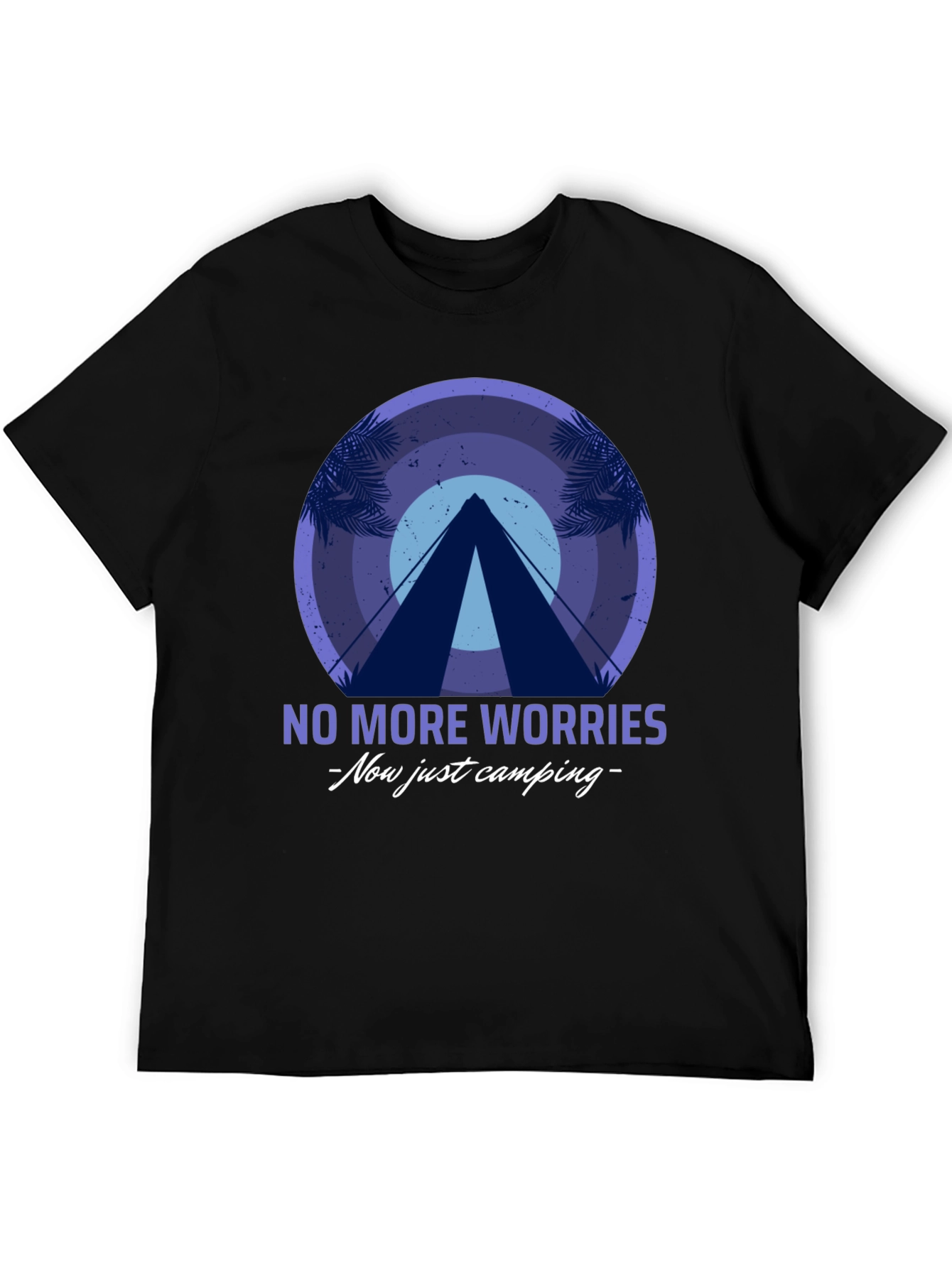 No More Worries Camping Graphic Tee