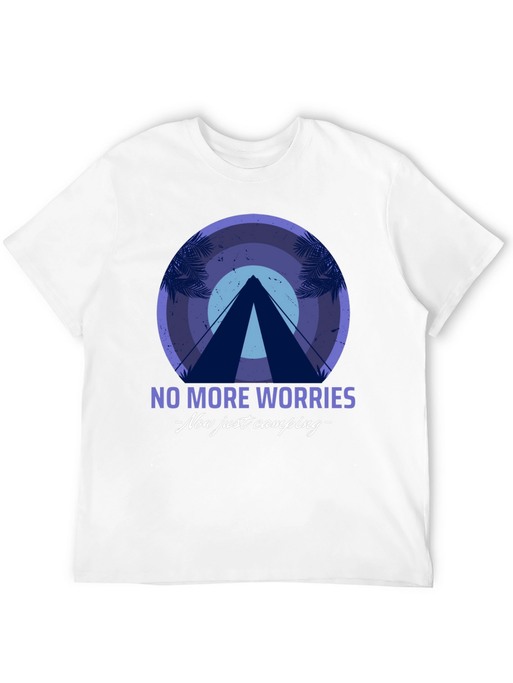 No More Worries Camping Graphic Tee