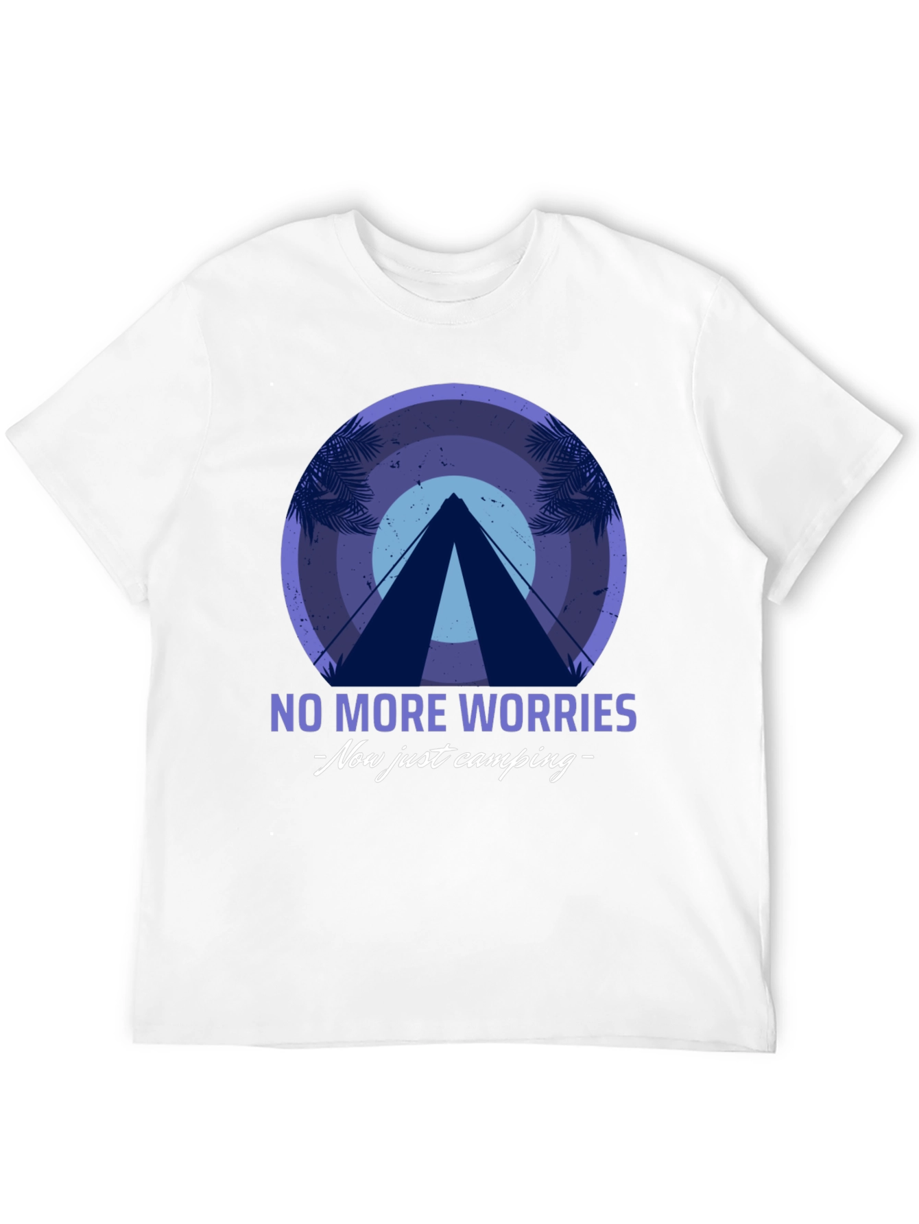 No More Worries Camping Graphic Tee