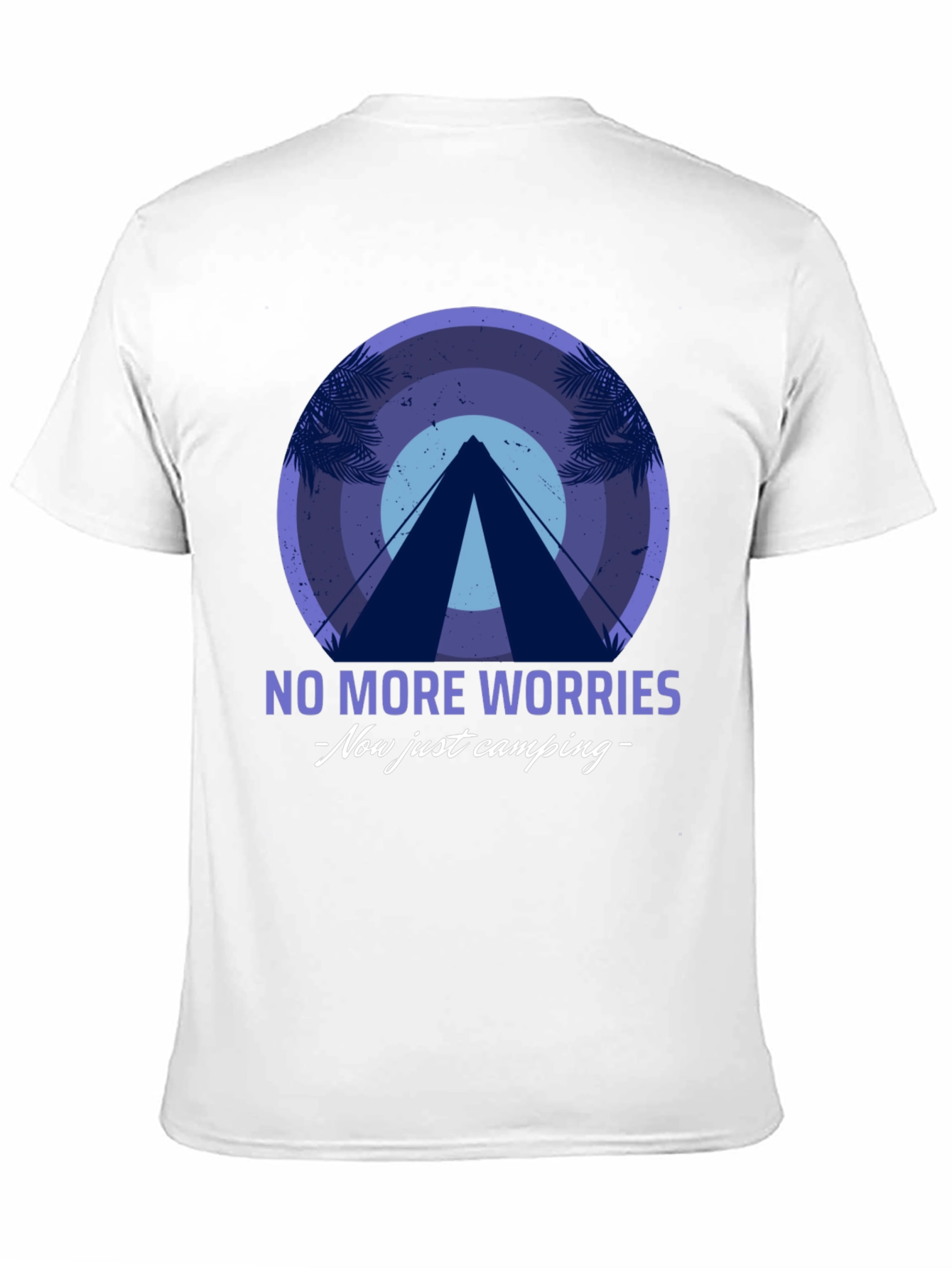 No More Worries Camping Graphic Tee