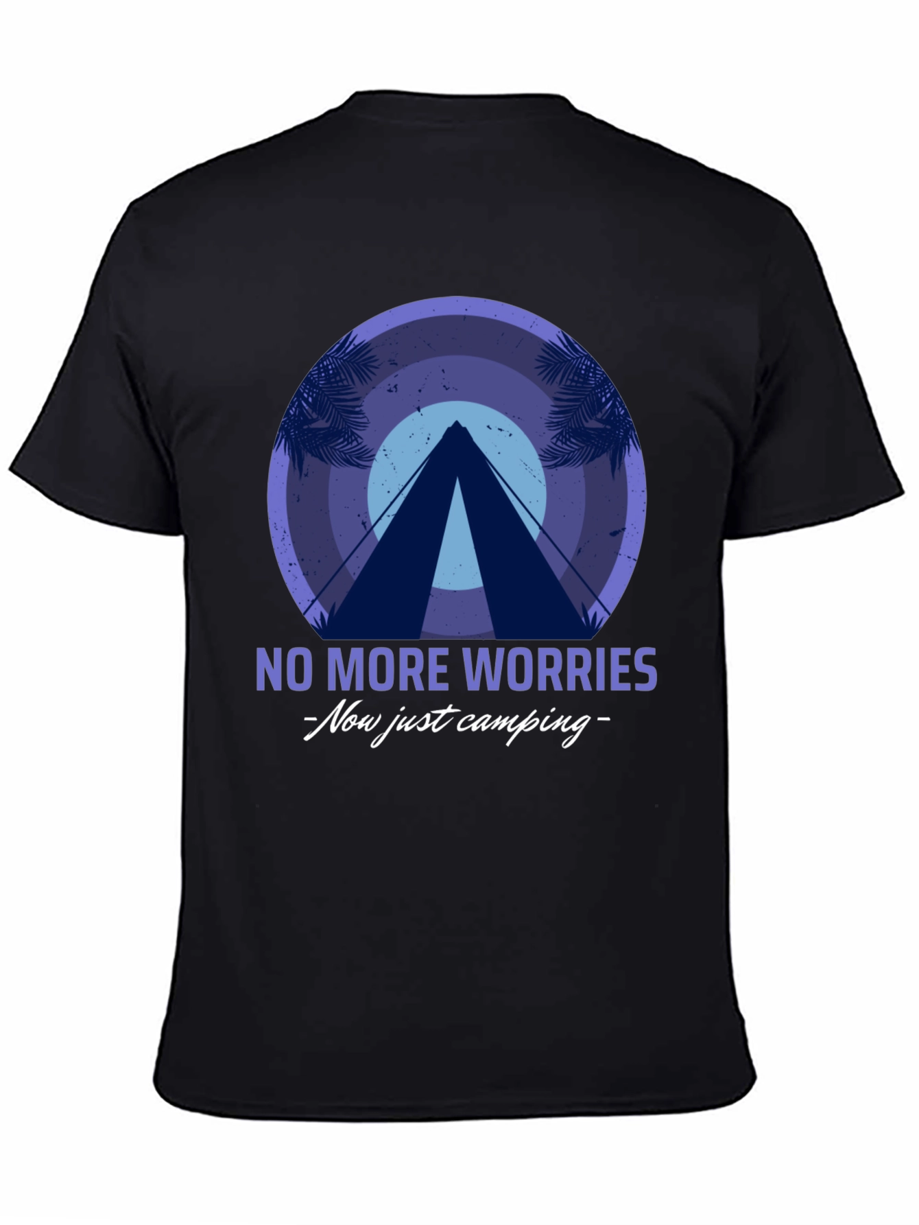 No More Worries Camping Graphic Tee