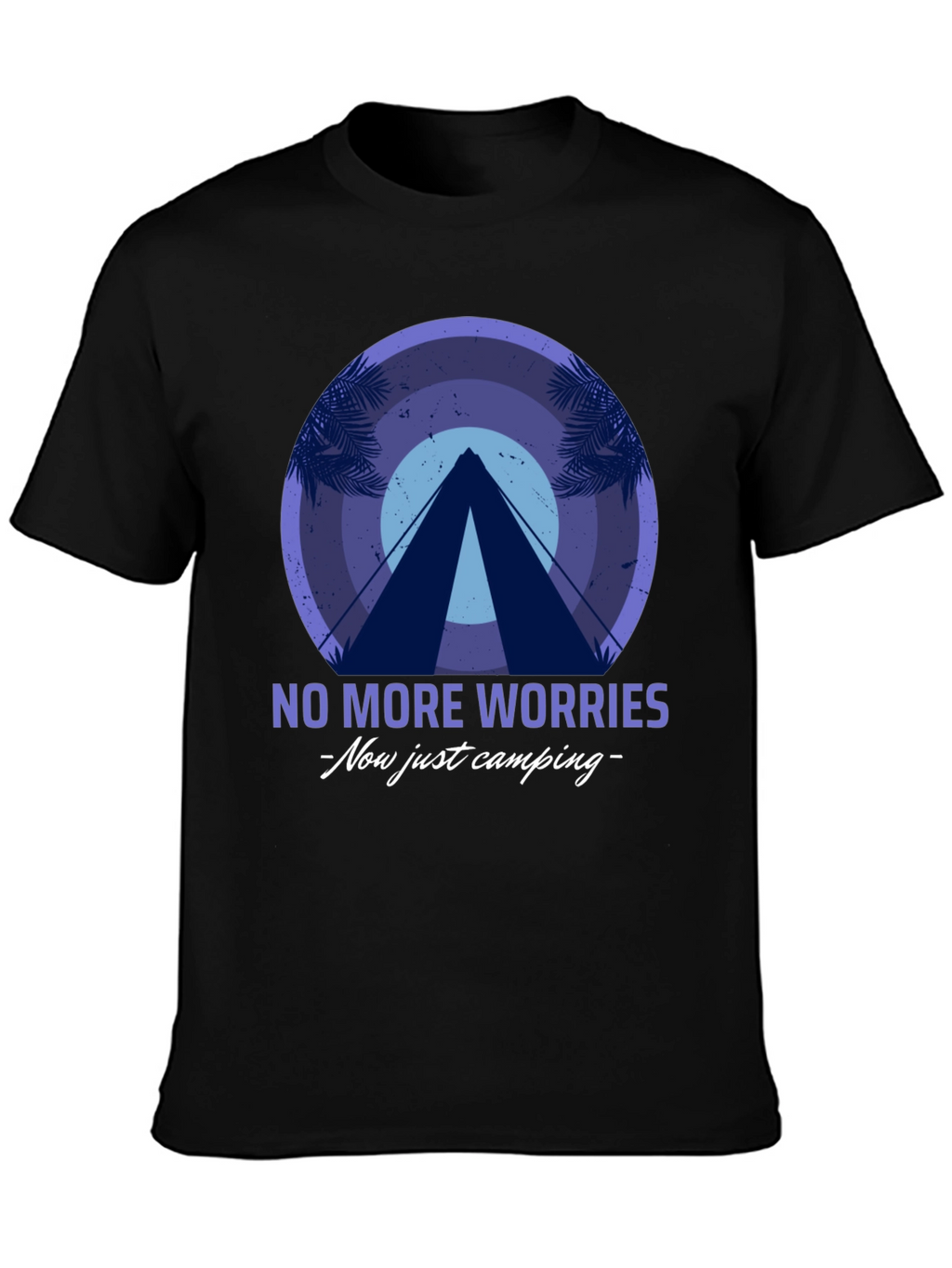 No More Worries Camping Graphic Tee
