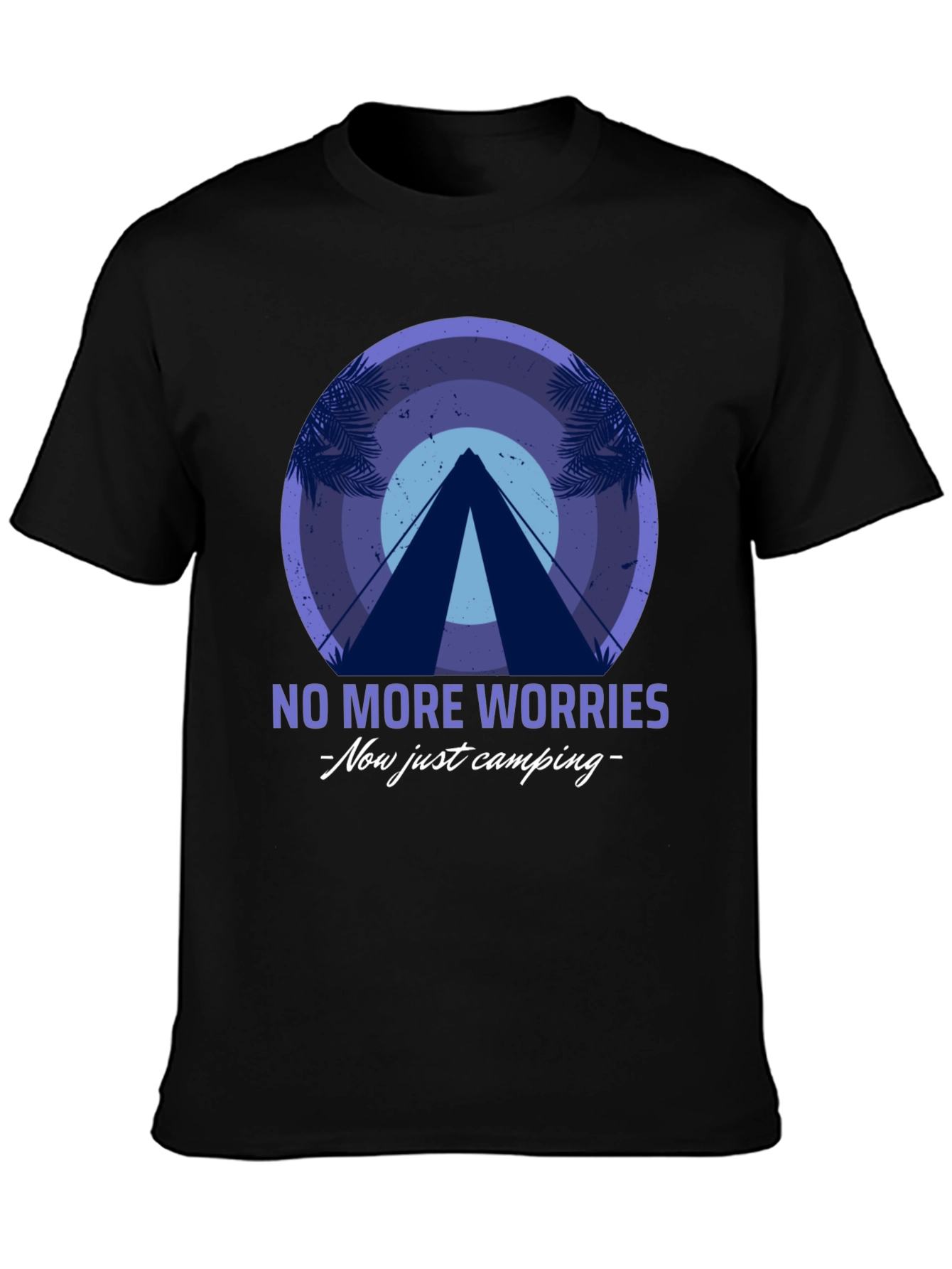 No More Worries Camping Graphic Tee