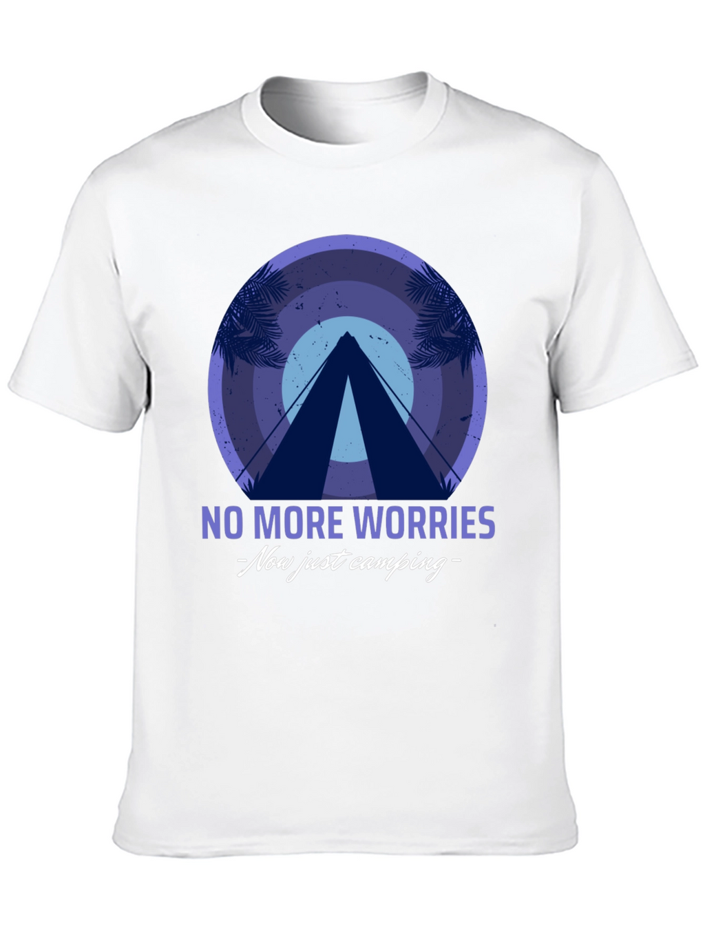 No More Worries Camping Graphic Tee