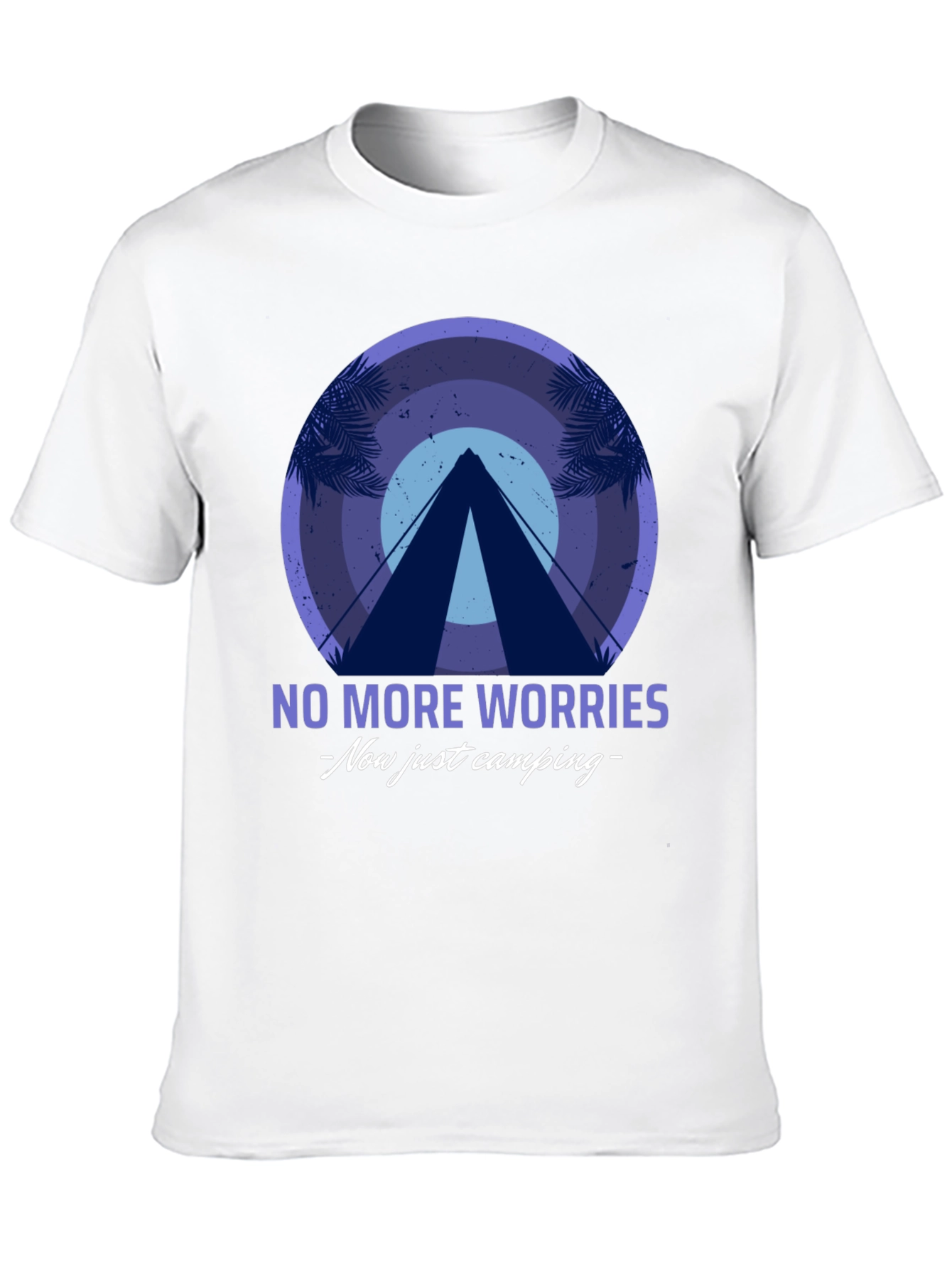 No More Worries Camping Graphic Tee