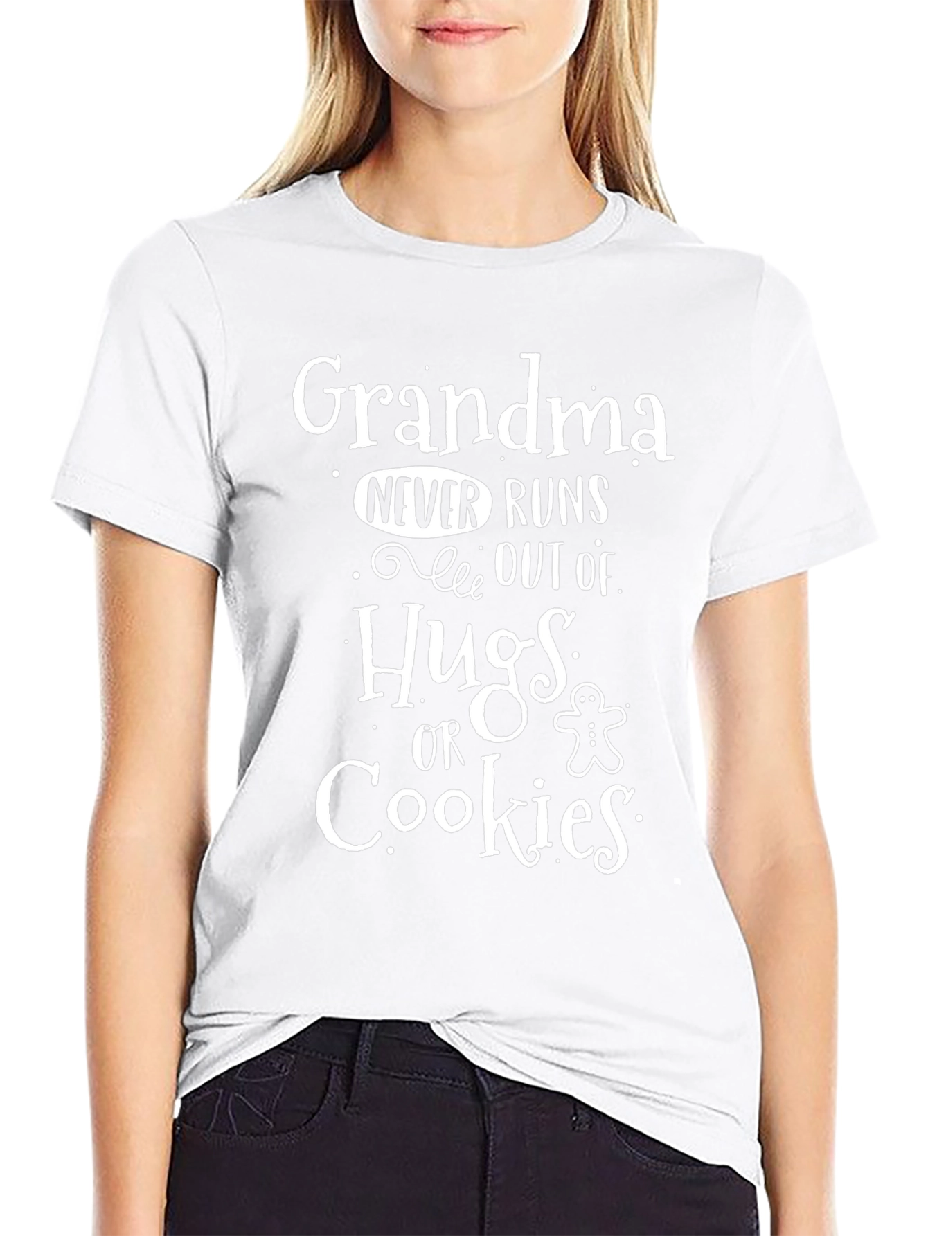 Grandma Hugs & Cookies T-Shirt - Fun Family Gift