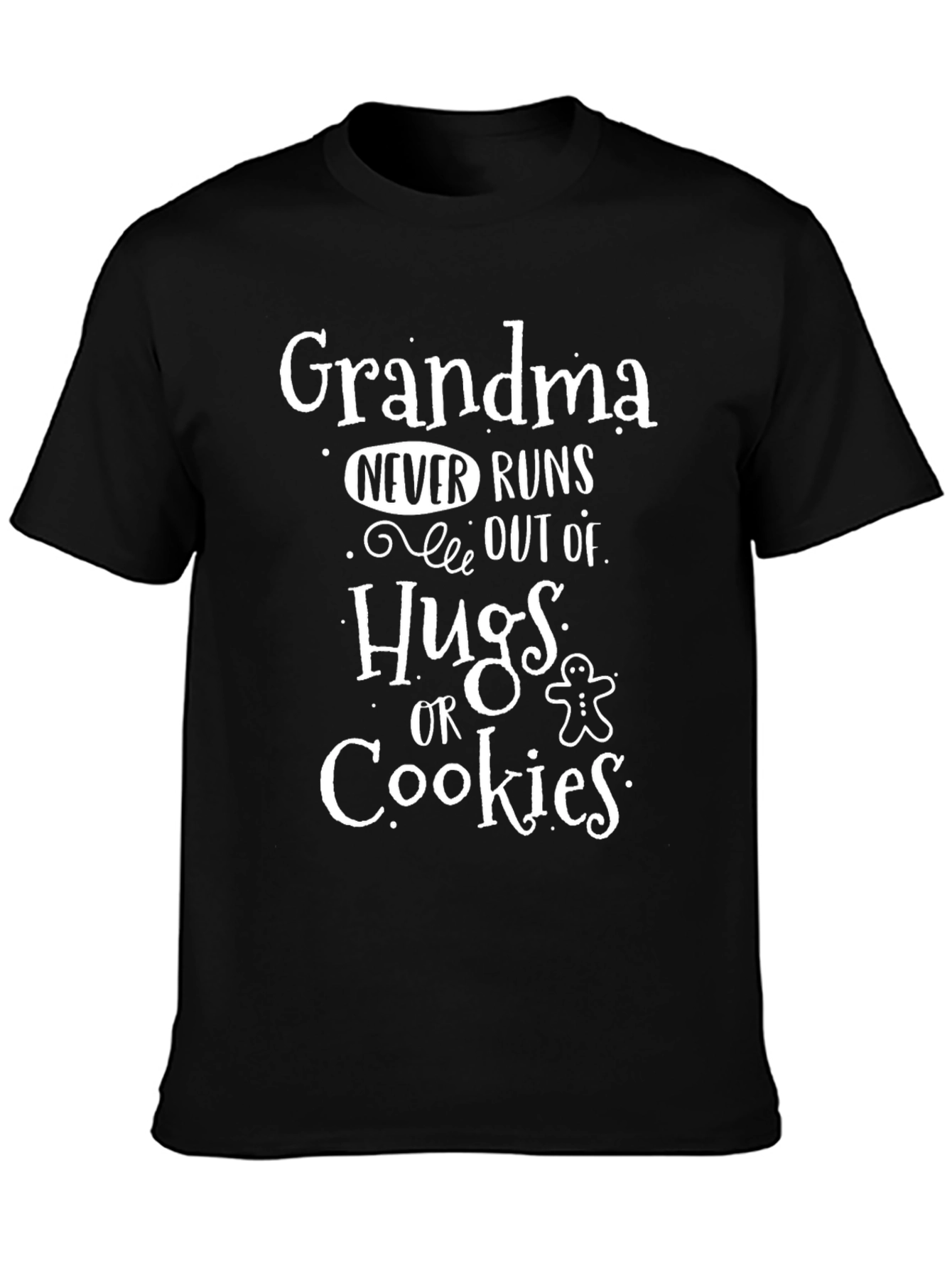 Grandma Hugs & Cookies T-Shirt - Fun Family Gift