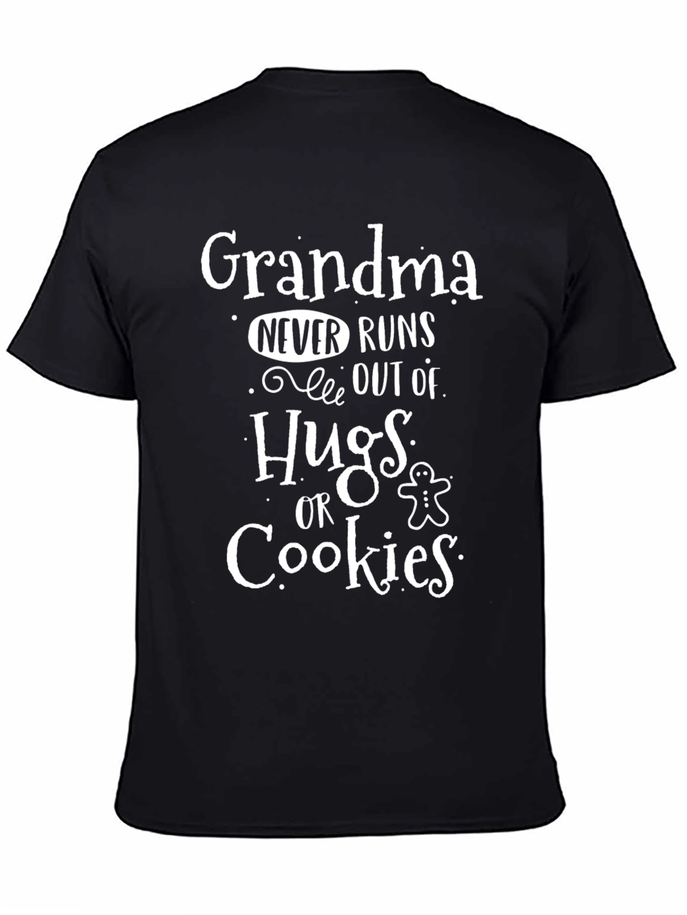 Grandma Hugs & Cookies T-Shirt - Fun Family Gift
